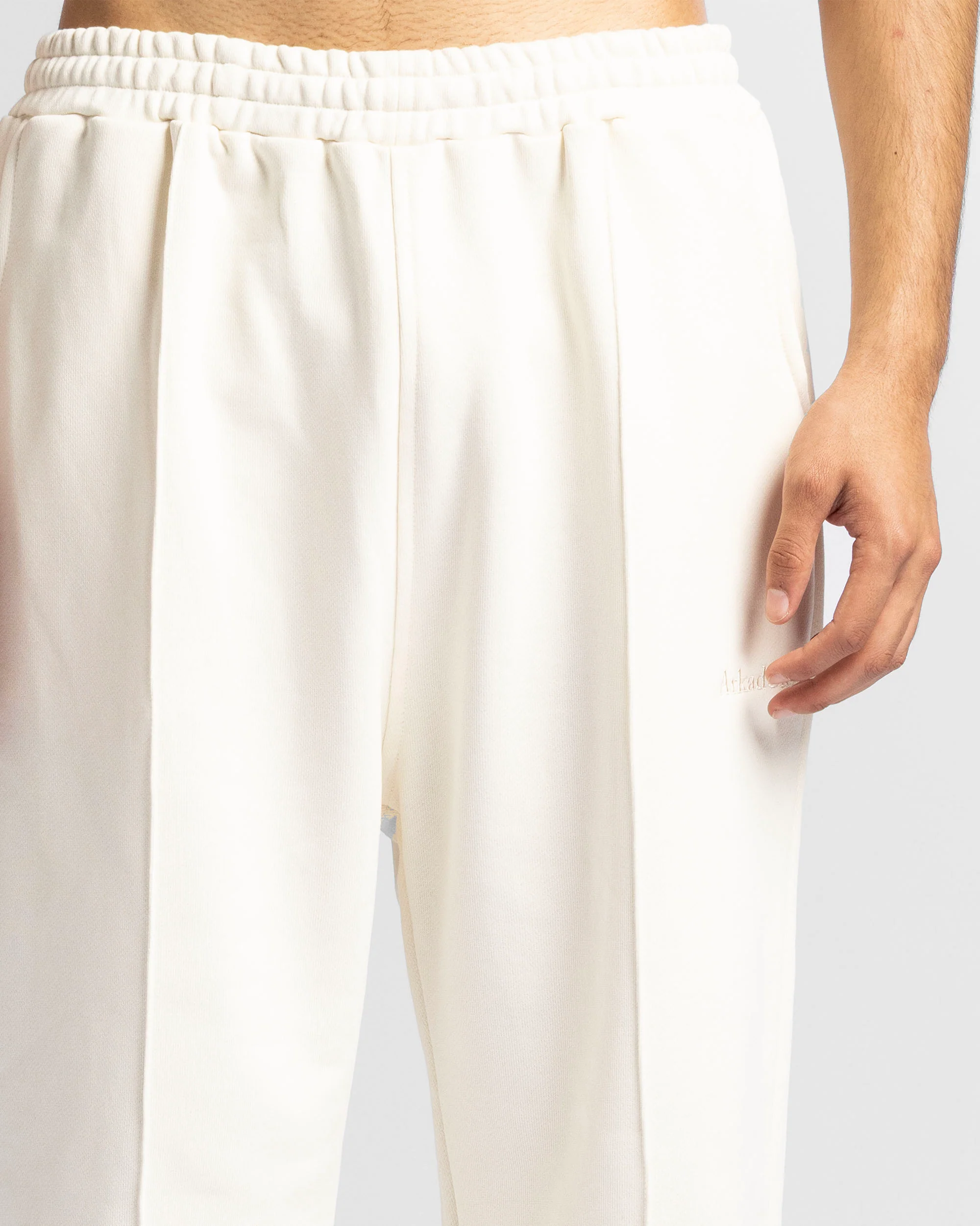 Pintuck Pant Beige Bordado - Image 6