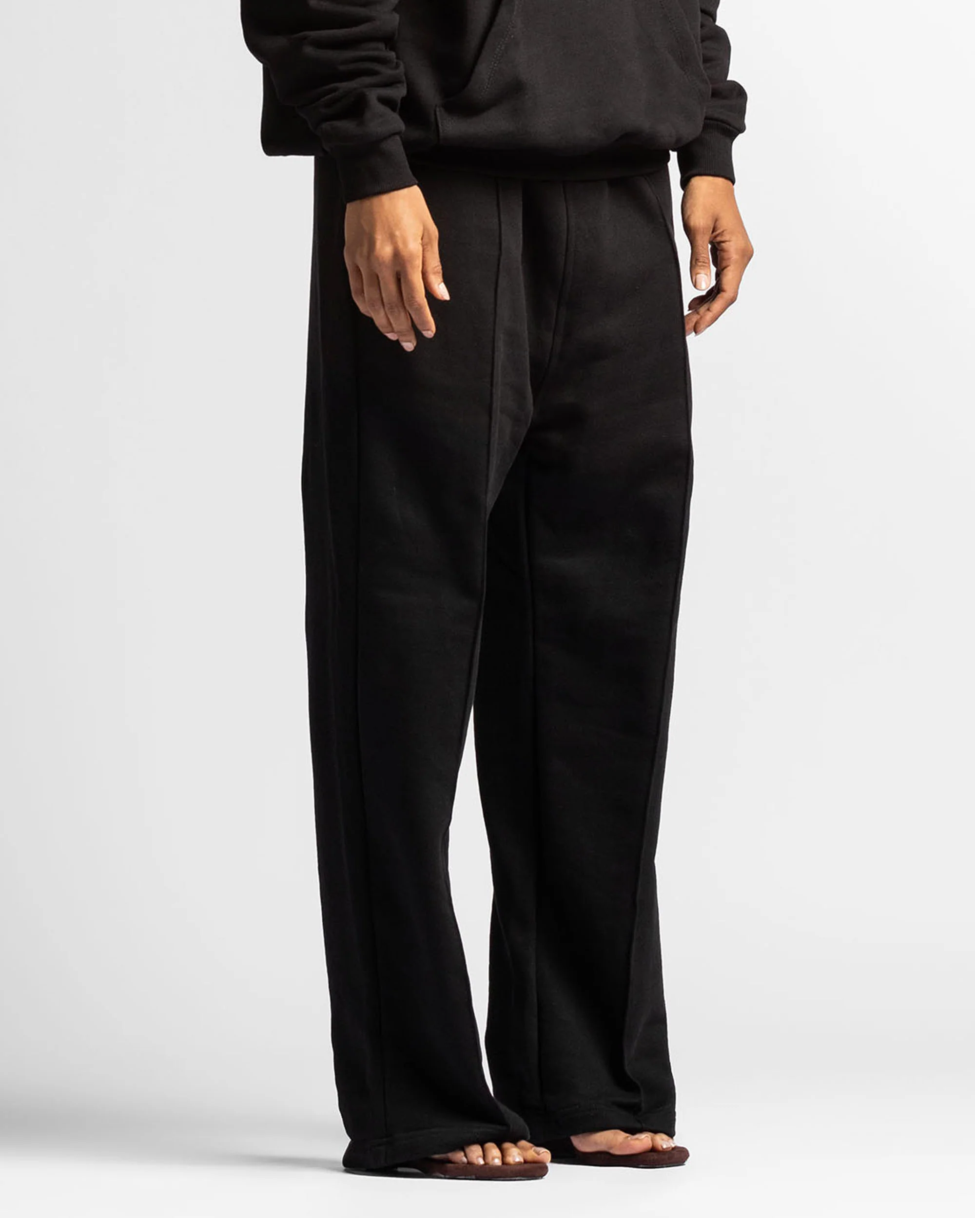 Pintuck Pant Negro Bordado - Unisex - Image 3