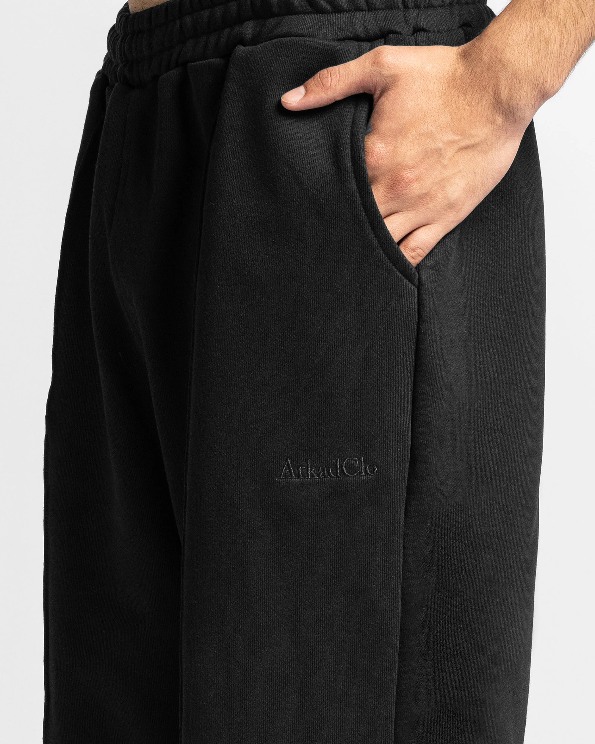 Pintuck Pant Negro Bordado - Image 5