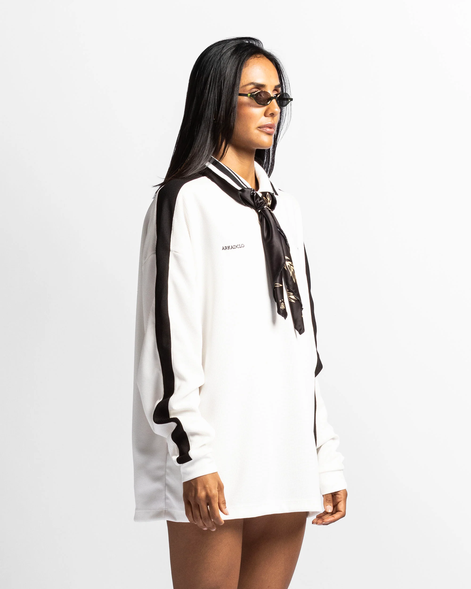 Polo Long Sleeve Waffle - Unisex - Image 2