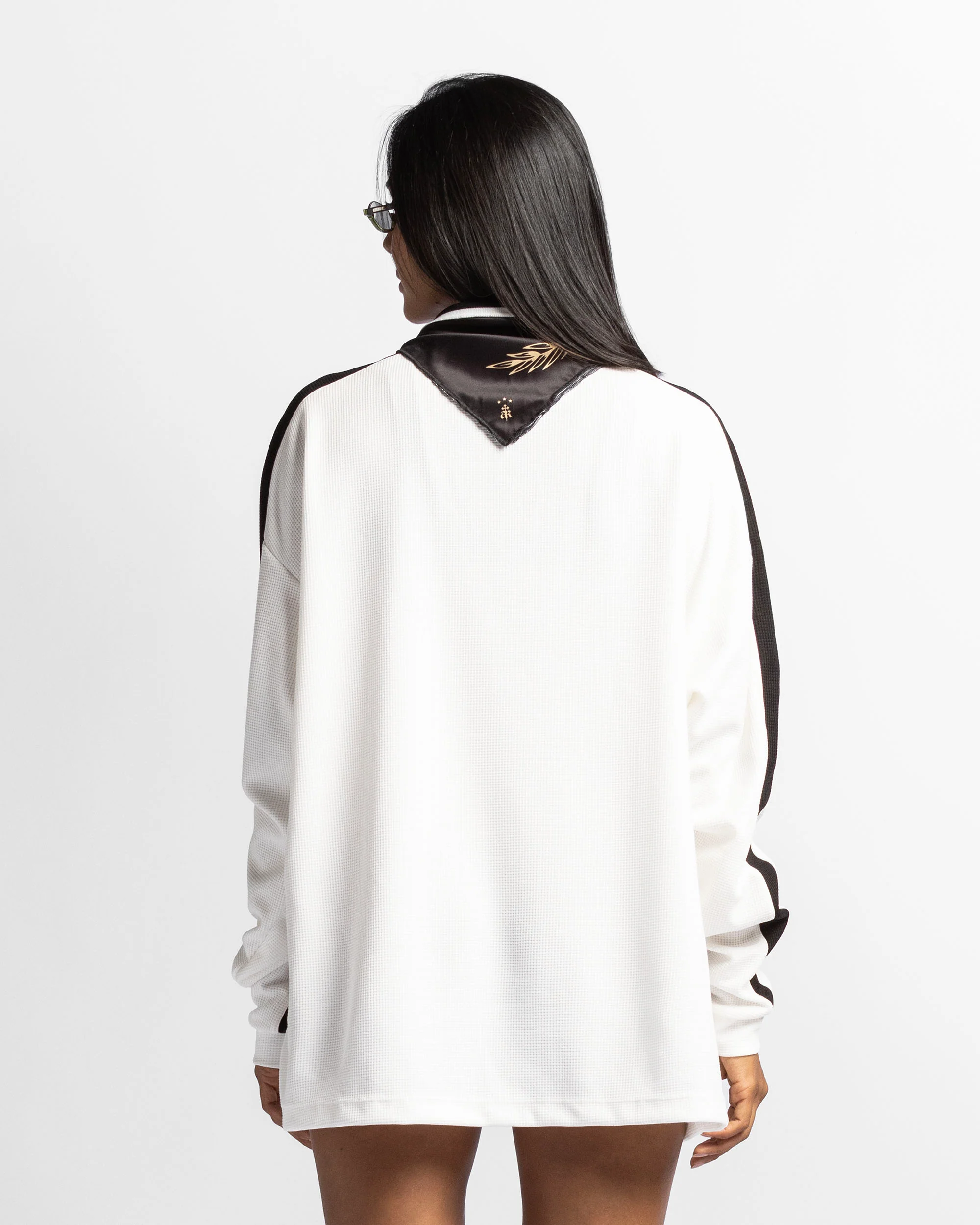 Polo Long Sleeve Waffle - Unisex - Image 3