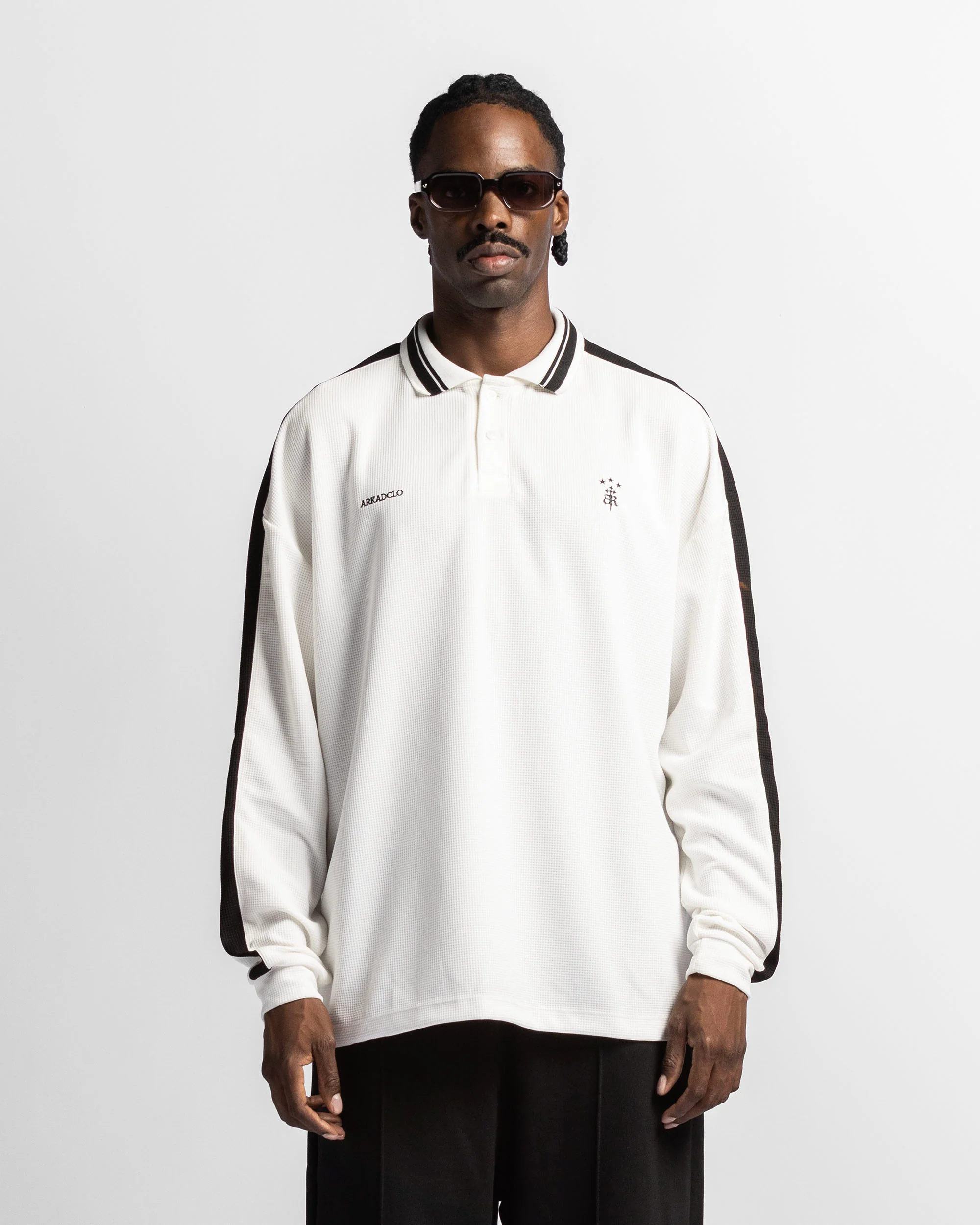 Polo Long Sleeve Waffle
