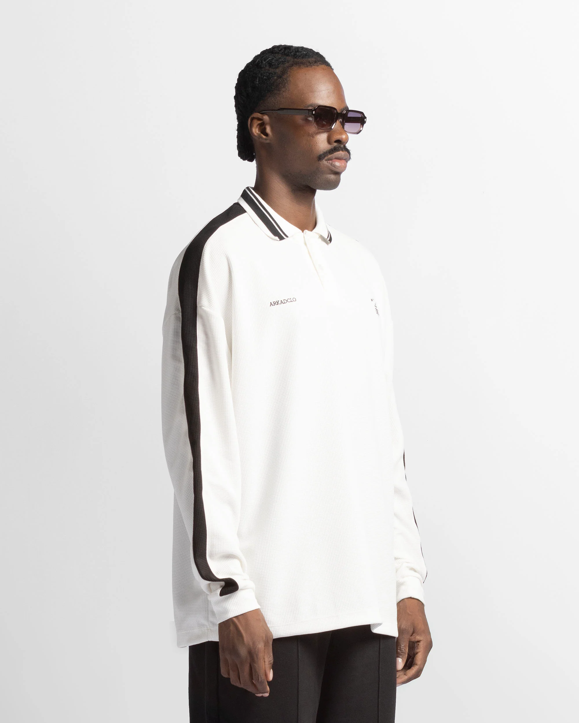 Polo Long Sleeve Waffle - Image 4