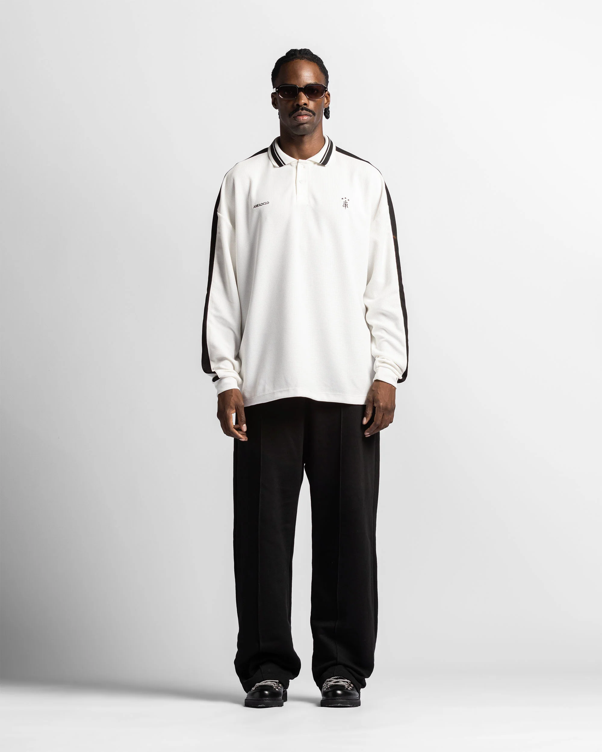 Polo Long Sleeve Waffle - Image 6