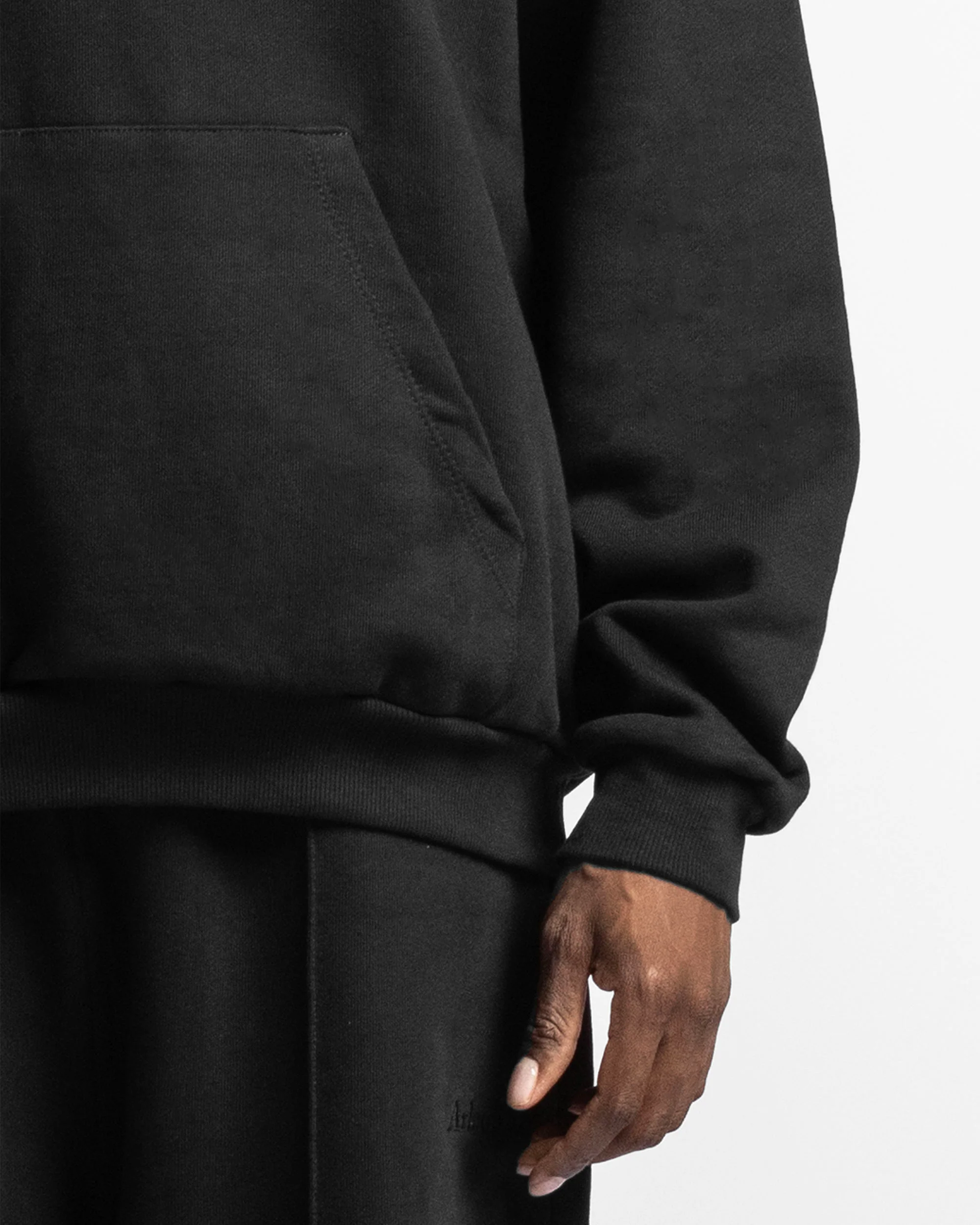 Polo Sweatshirt Oversize Negro - Image 5