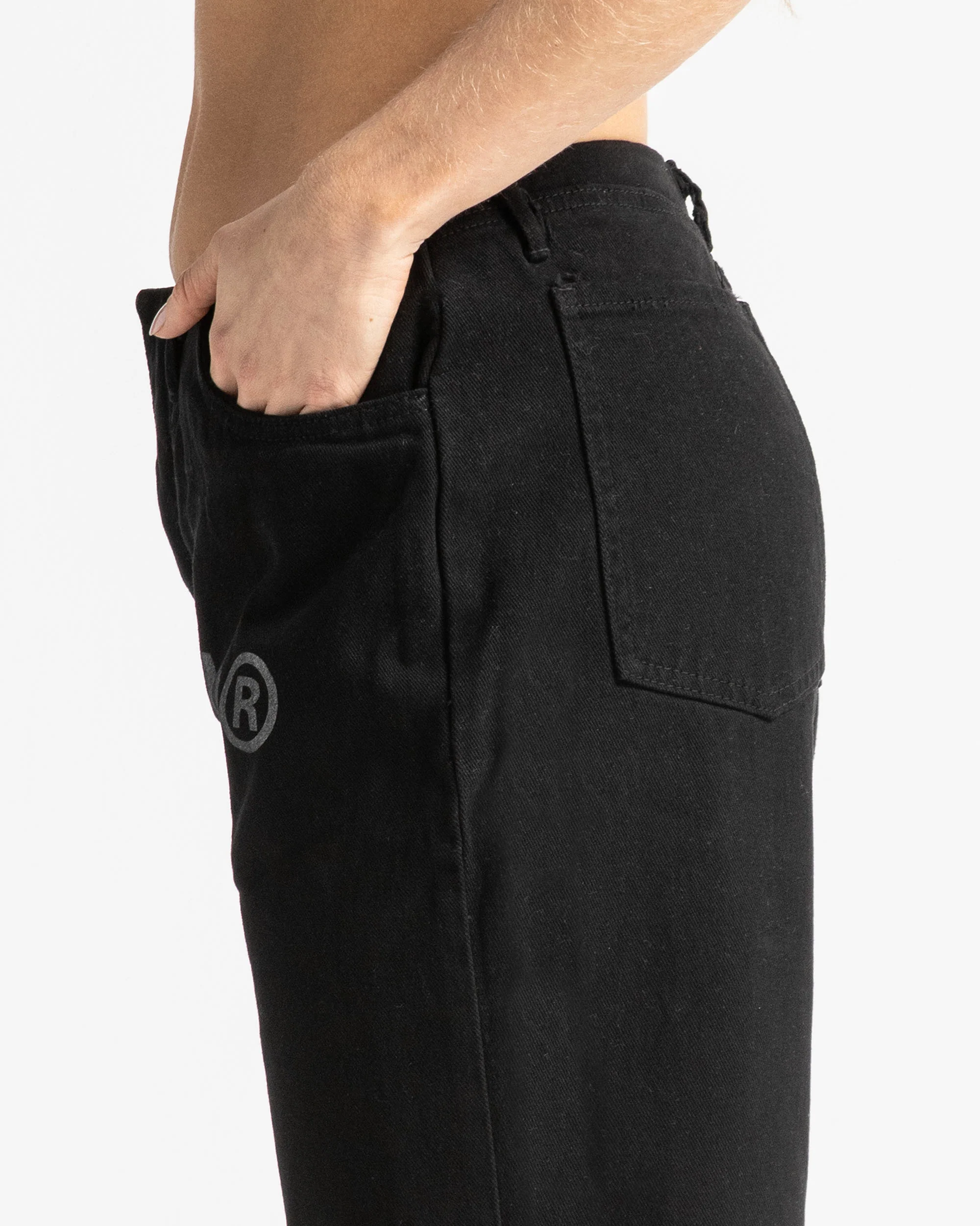 Printed Jean Negro Mujer - Image 7