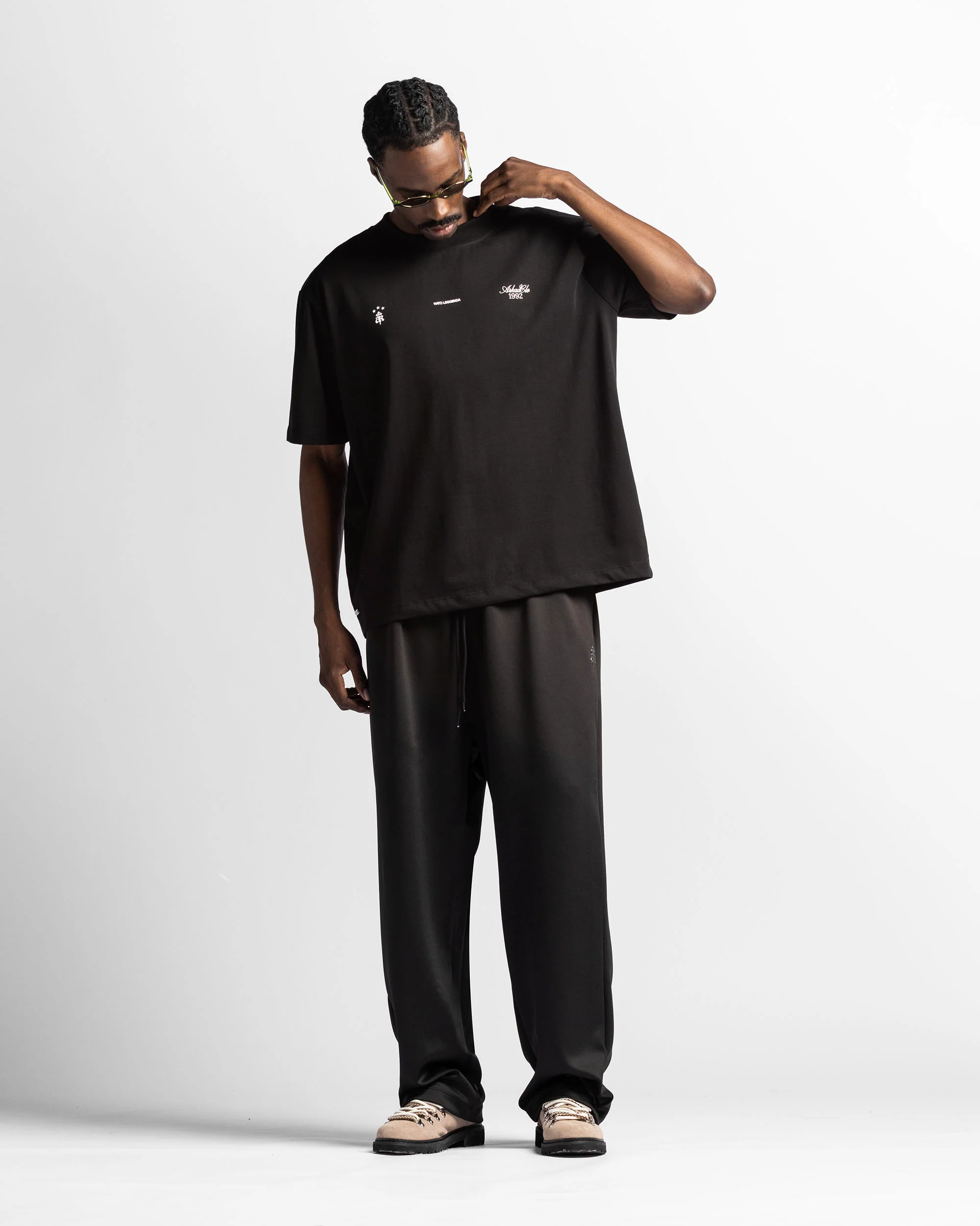 Regular Fit Tshirt Negra Nato Leggenda - Image 2