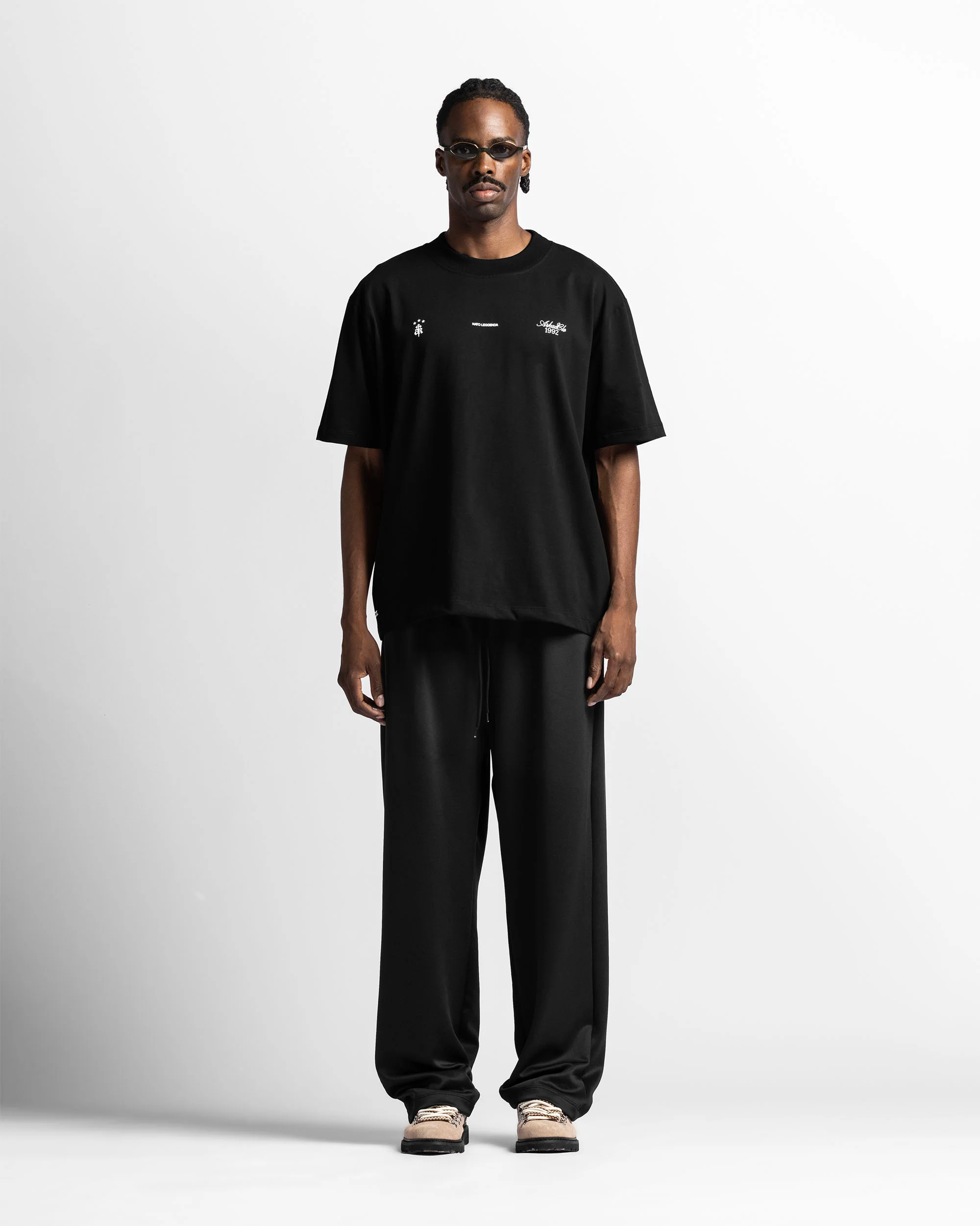 Regular Fit Tshirt Negra Nato Leggenda - Image 5