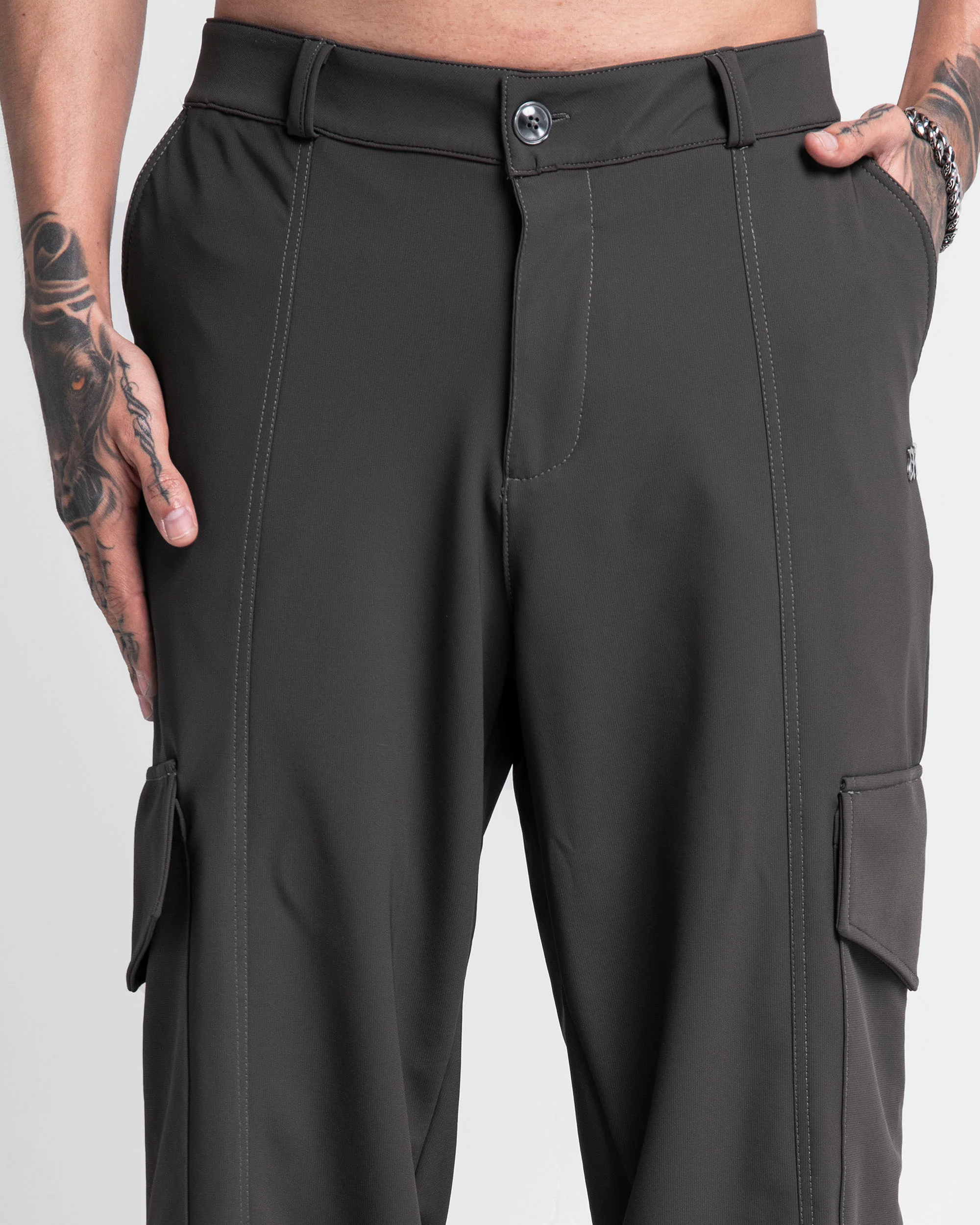 Tailored Cargo Pant Gris - Image 5