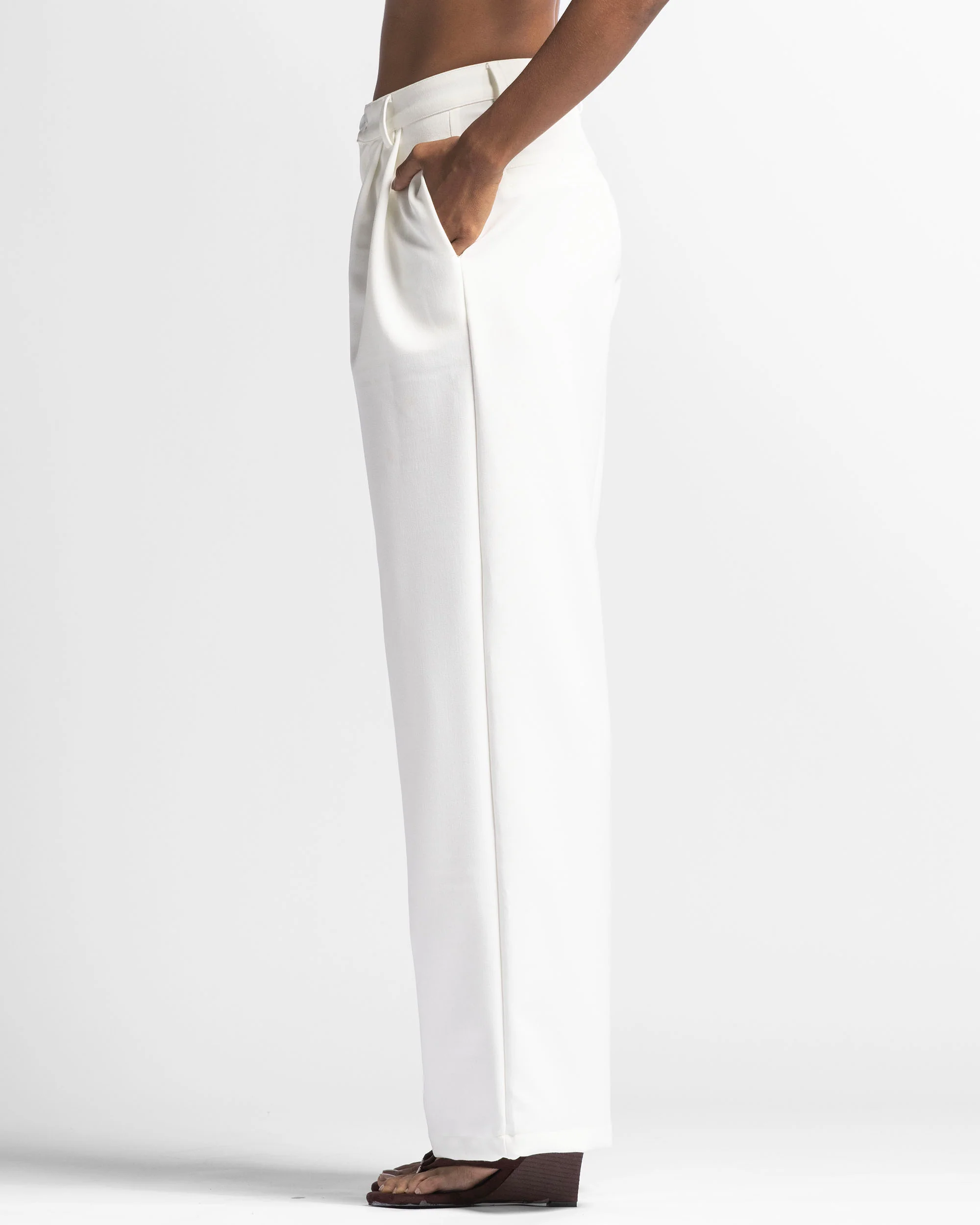 Tailored Pant Blanco Mujer - PREVENTA - Image 5