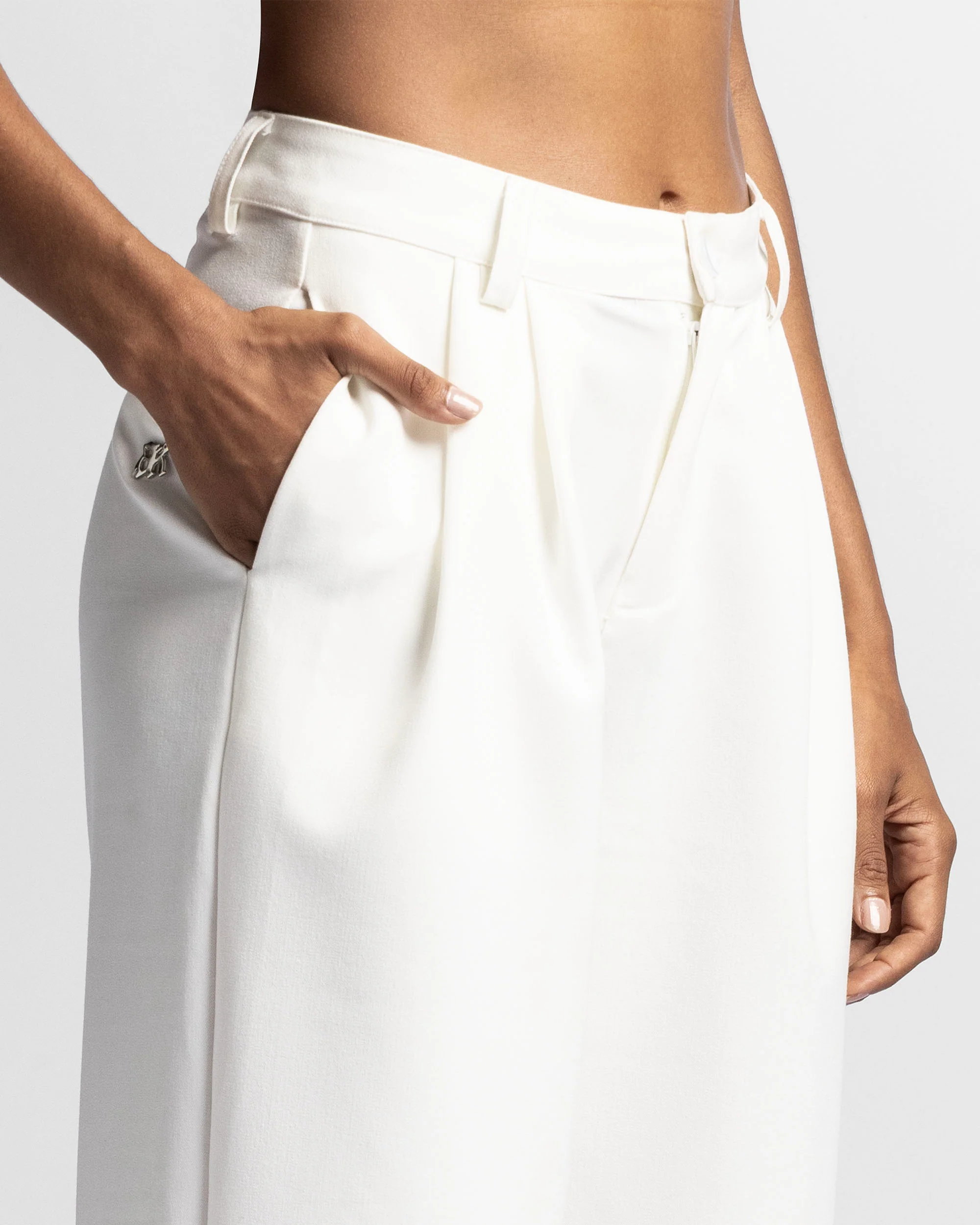 Tailored Pant Blanco Mujer - PREVENTA - Image 7