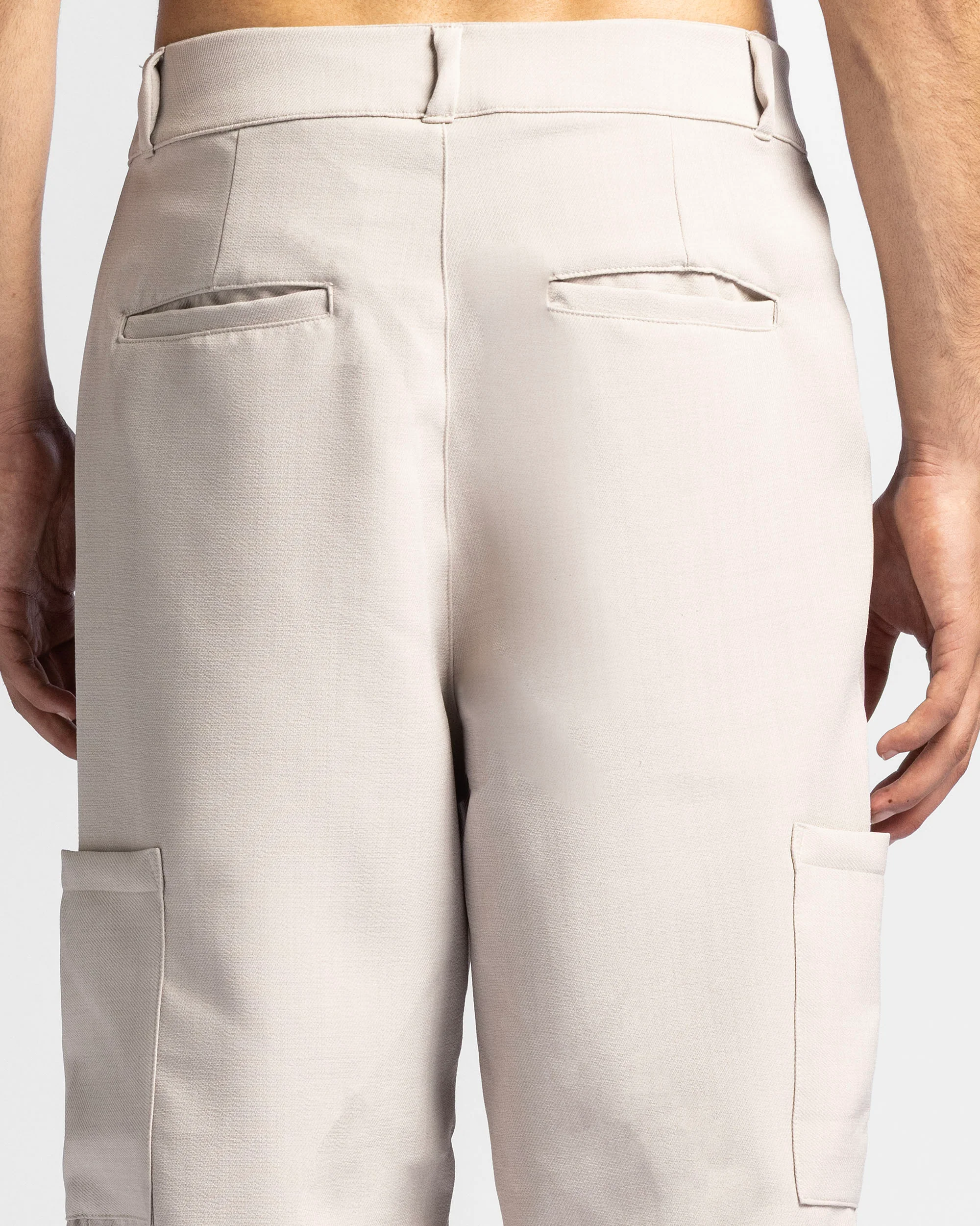 Cargo Tailored Pant Taupe - Image 10