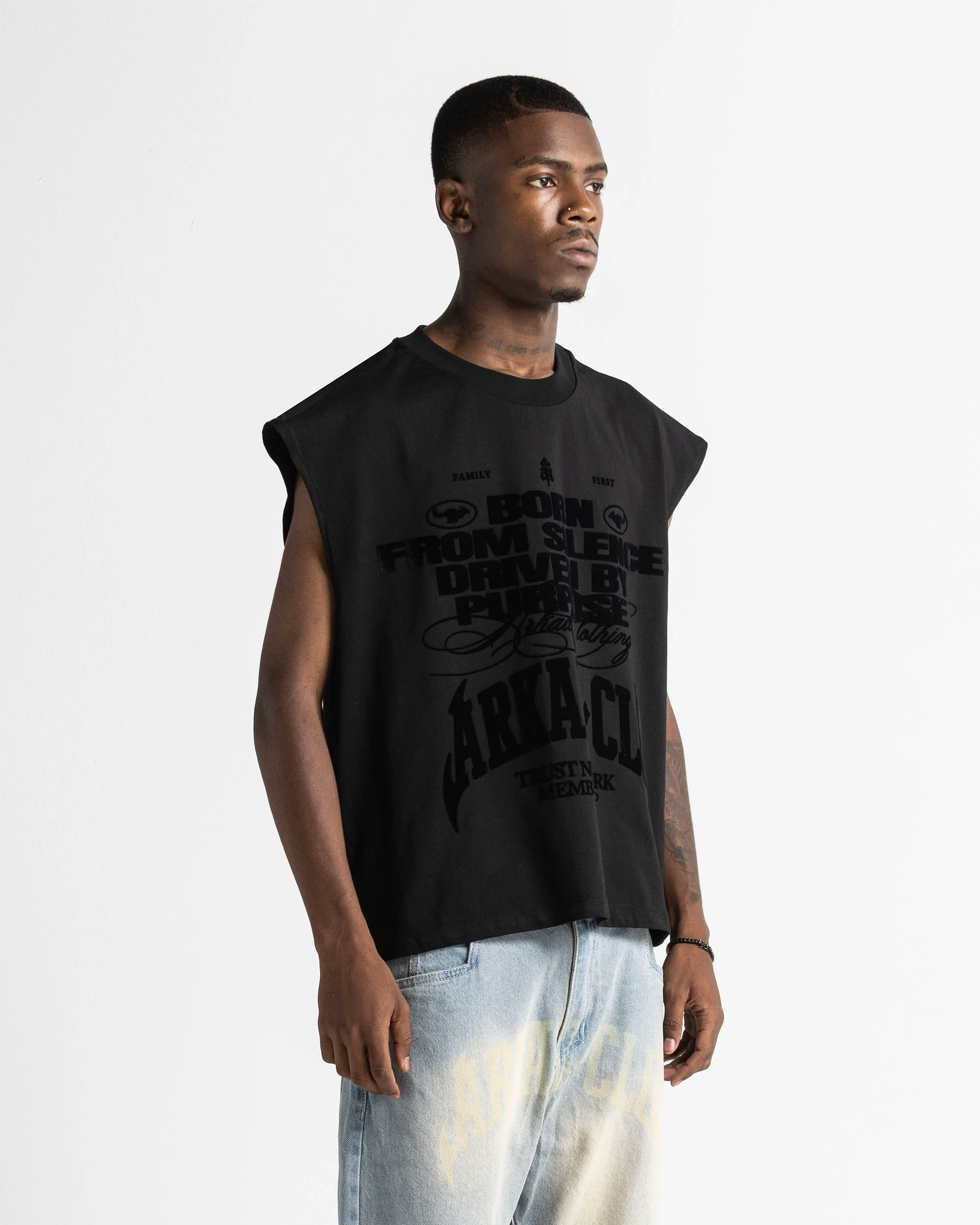 Tank Shirt Negra Velvet - Image 3