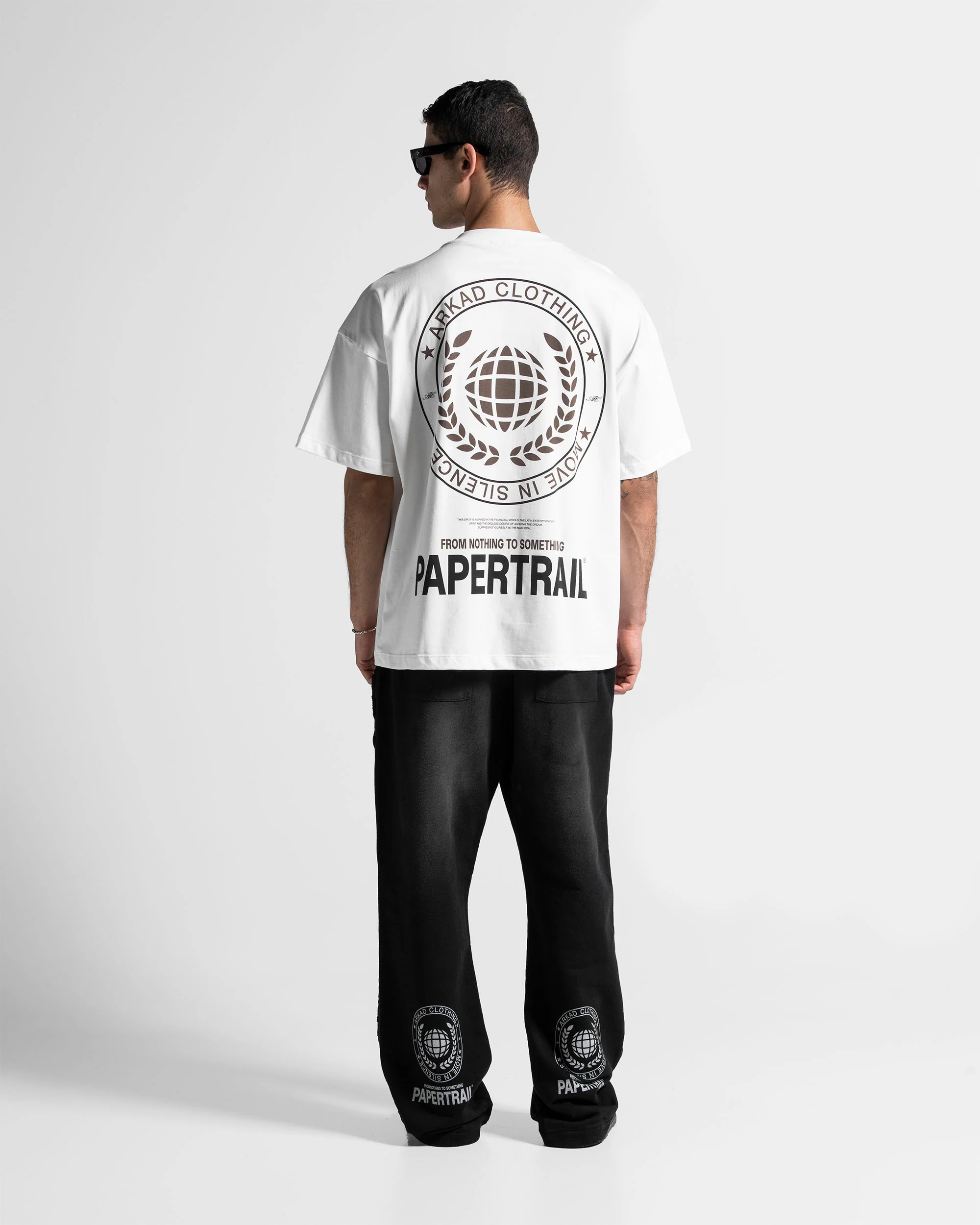 Tshirt Oversize Blanca Paper Trail - Image 4