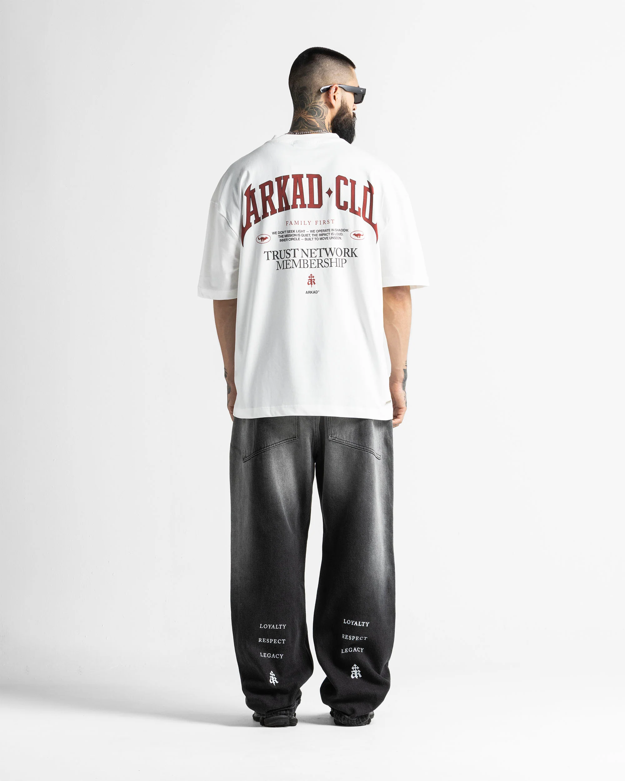 Tshirt Oversize Blanca Arkad Clo Rojo - Image 8