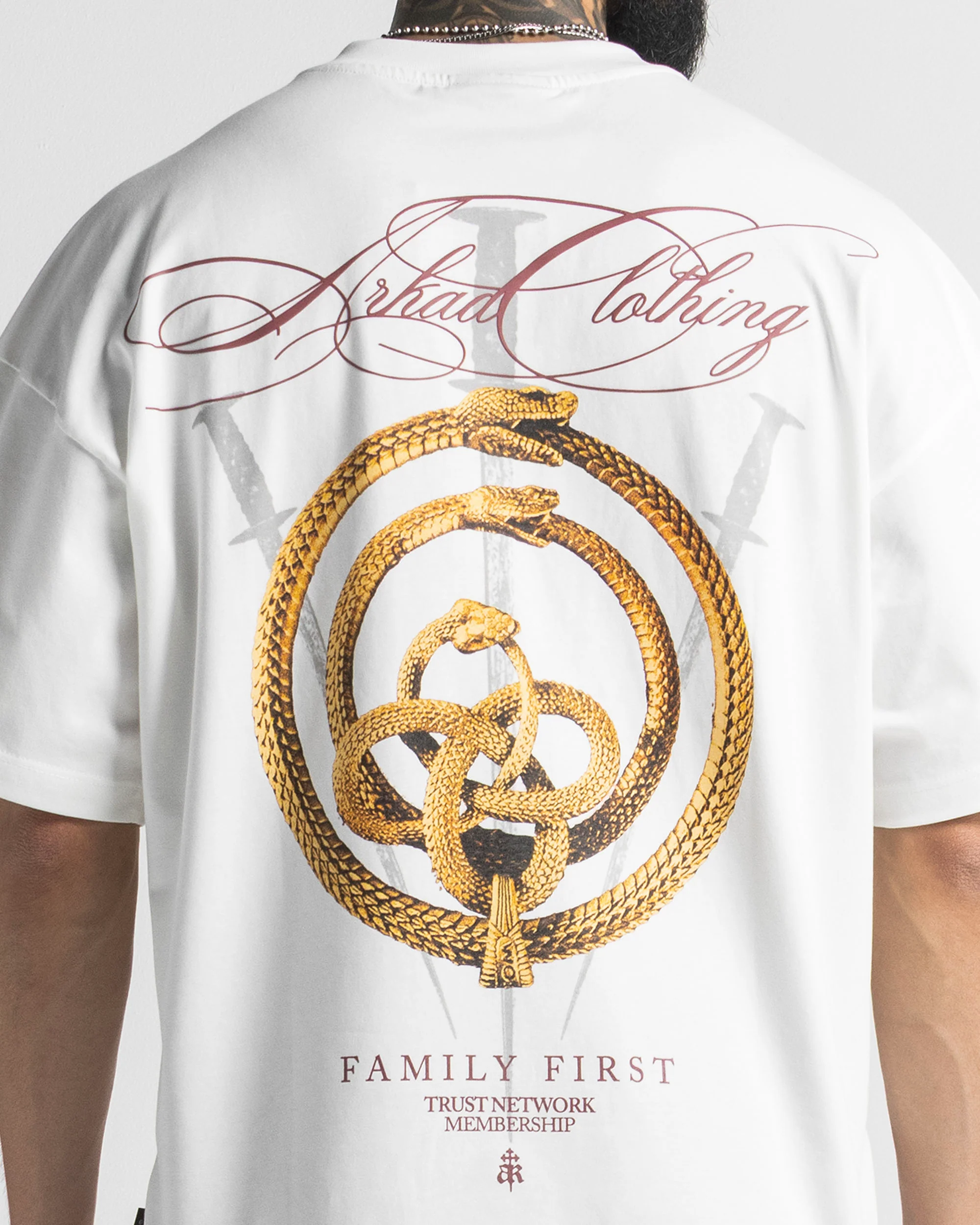 Tshirt Oversize Blanca Golden Snake - Image 4