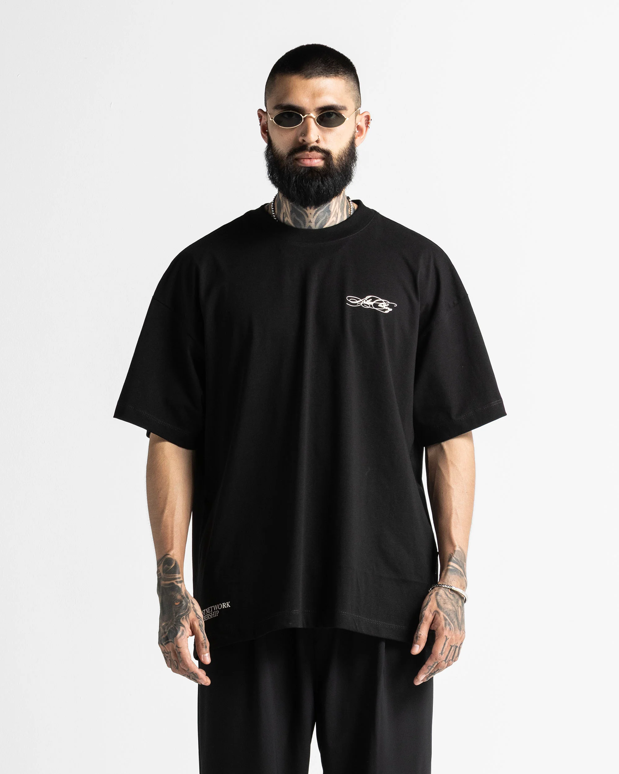 Tshirt Oversize Negra Arkad Clo - Image 2