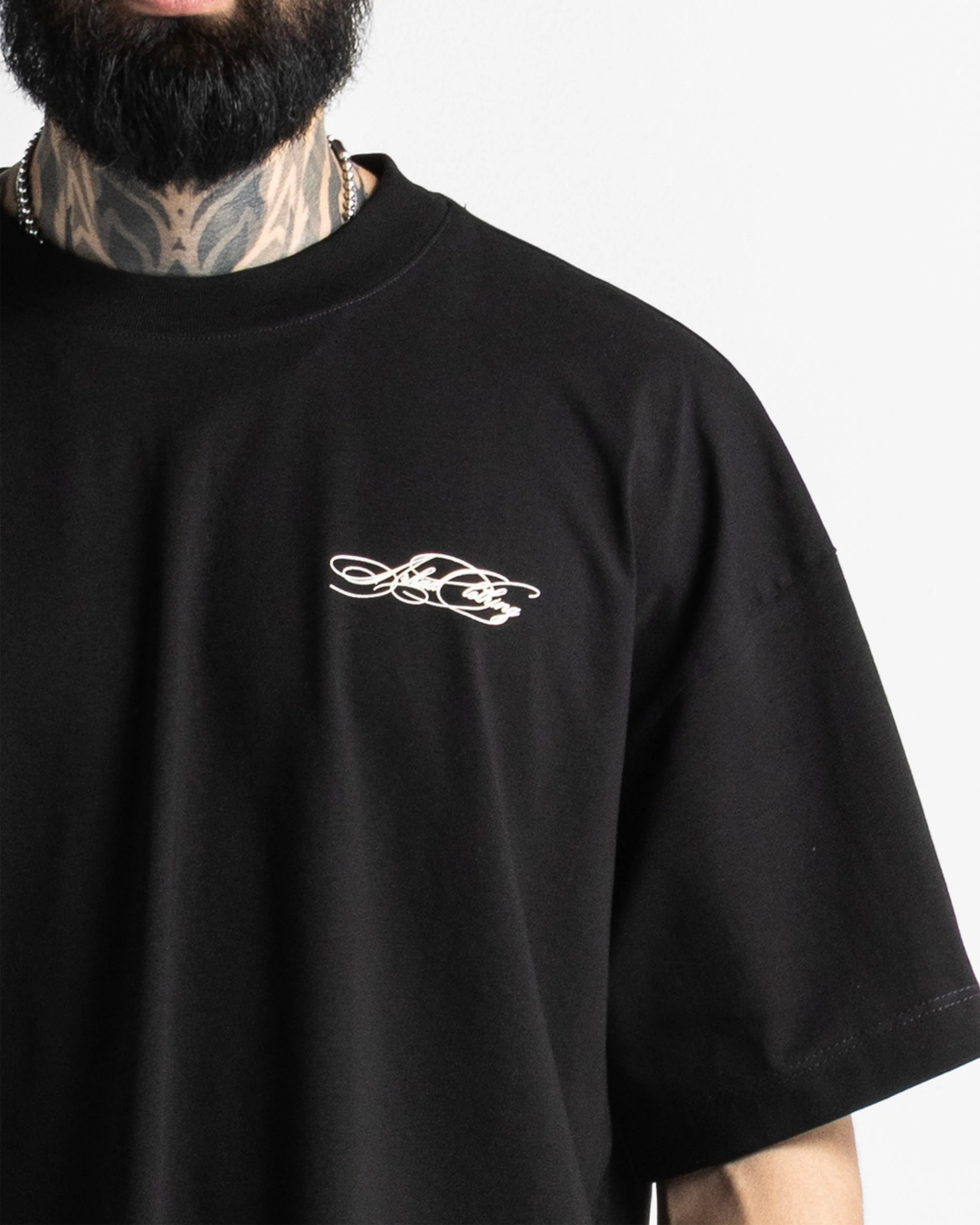 Tshirt Oversize Negra Arkad Clo - Image 6