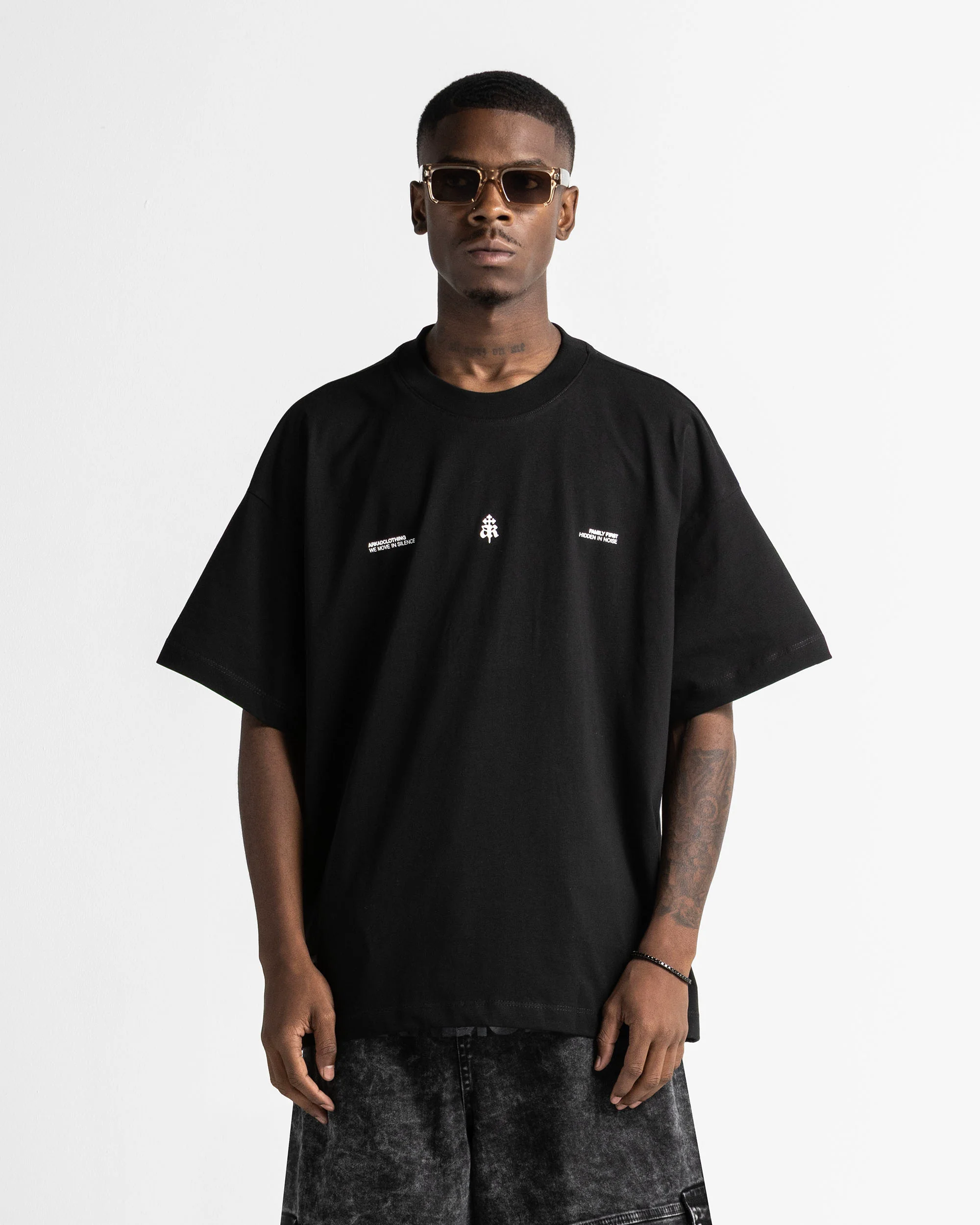 Tshirt Oversize Negra Arkad Clo - Image 2