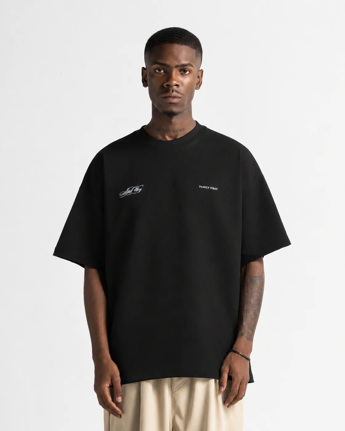 Tshirt Oversize Negra Medal