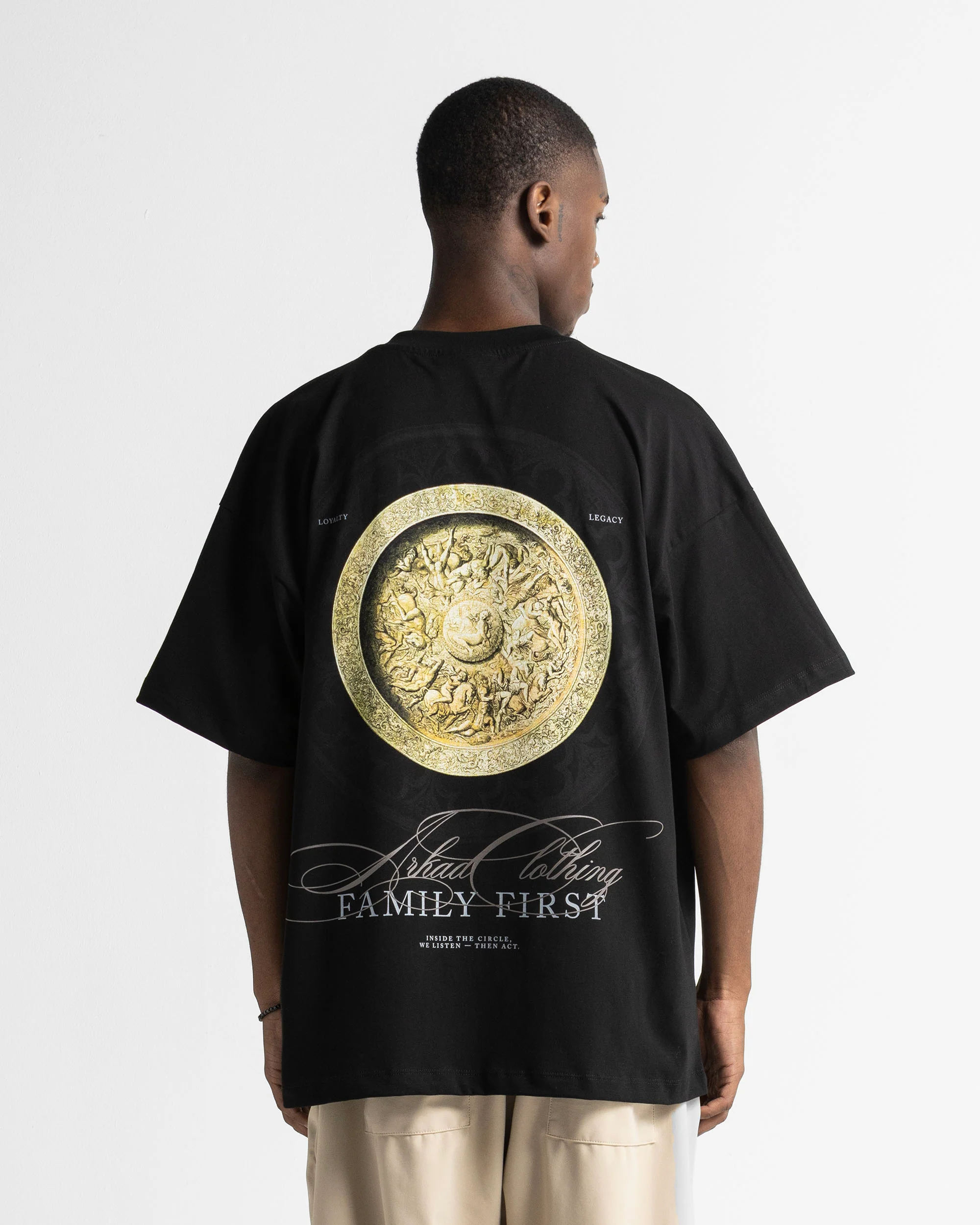 Tshirt Oversize Negra Medal - Image 2