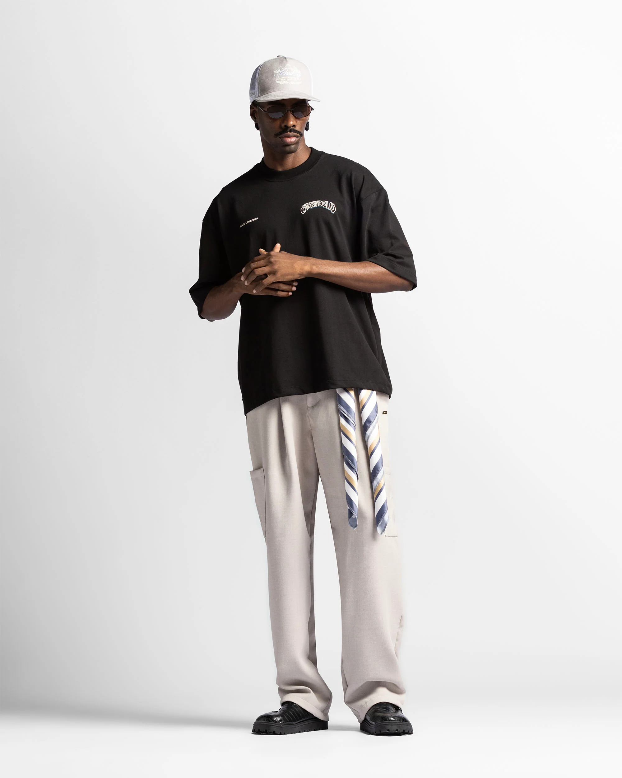 Tshirt Oversize Negra Trophy Nato - Image 2