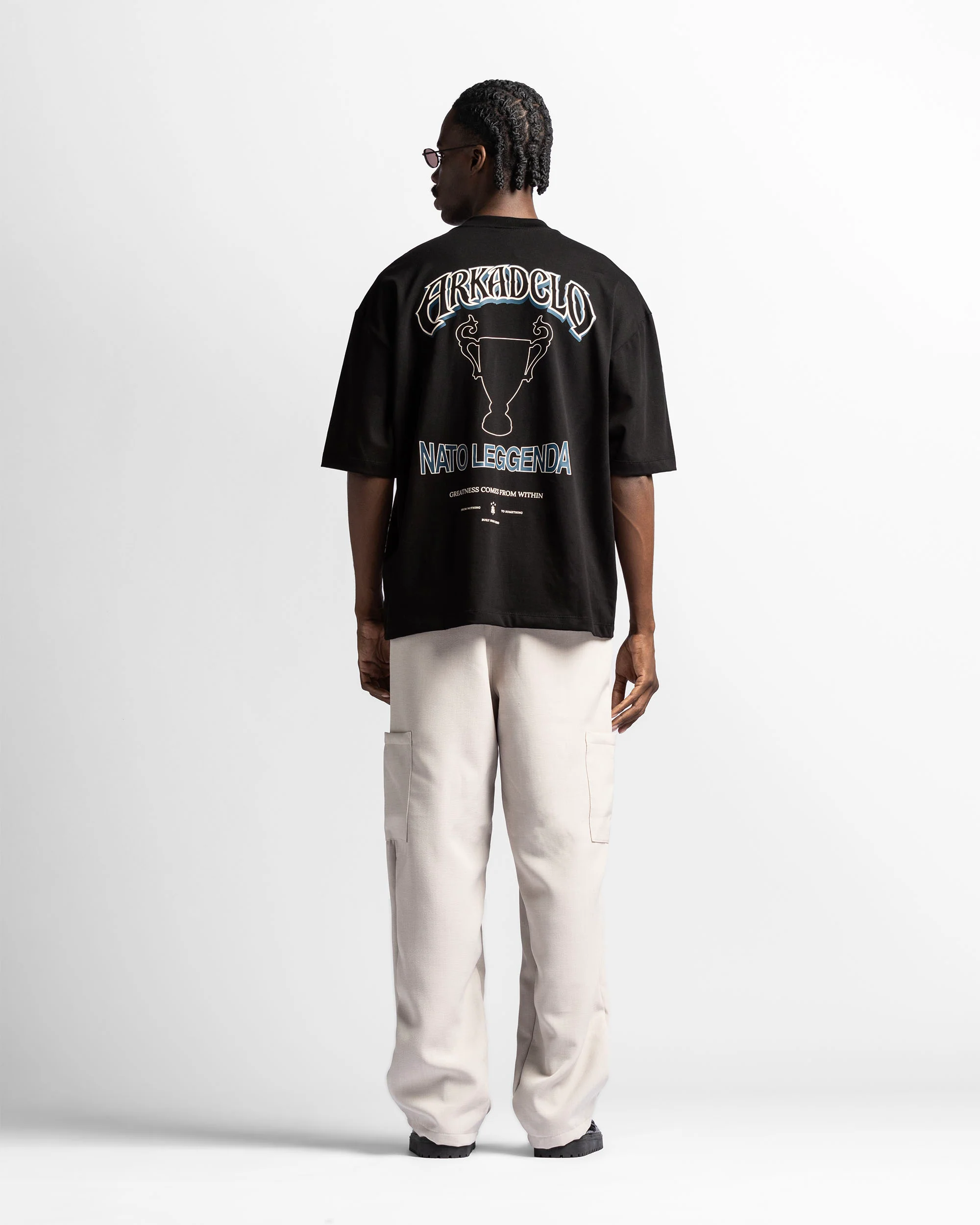 Tshirt Oversize Negra Trophy Nato - Image 7