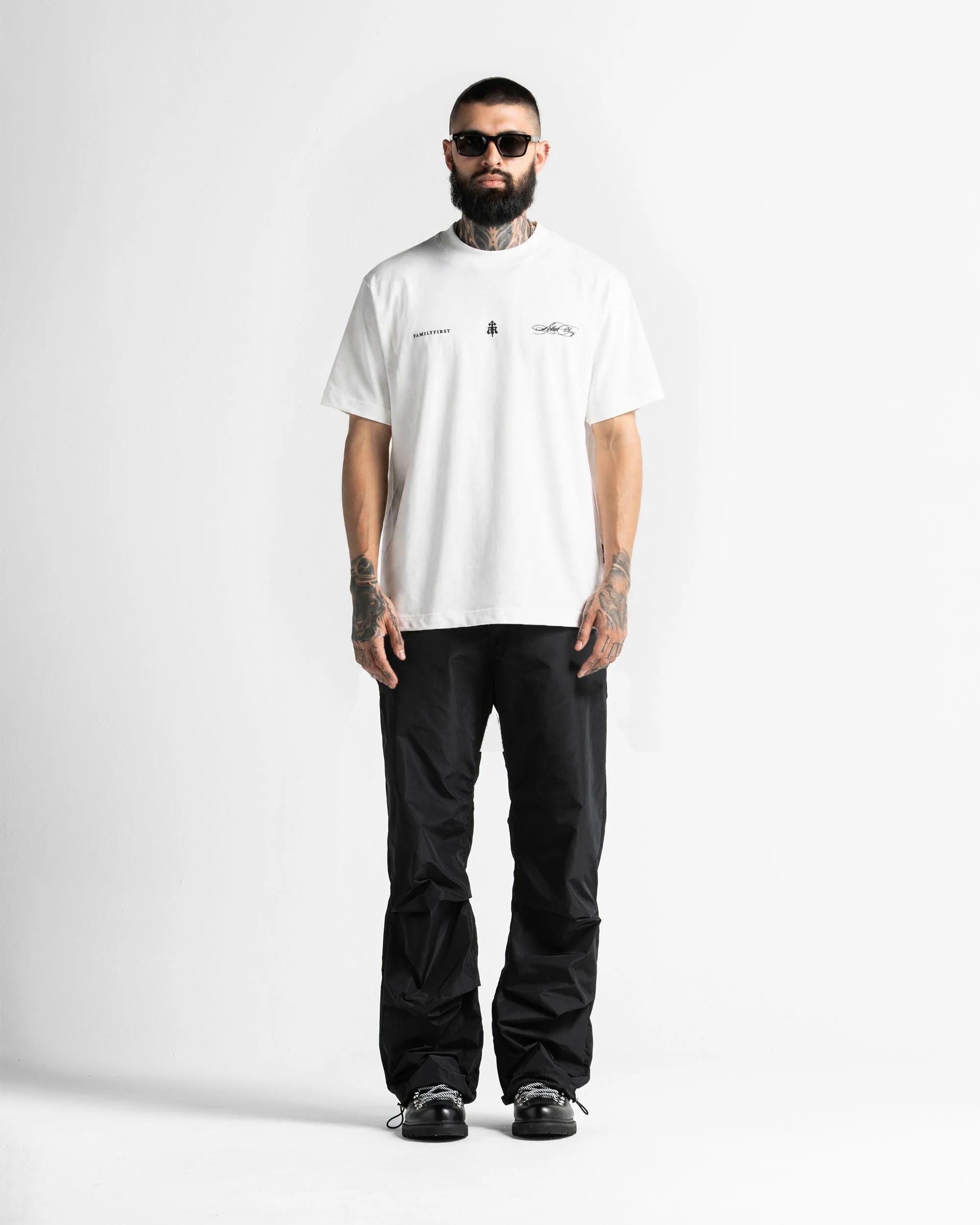 Tshirt Regular Fit Blanca Arkad Clo Texto Gris - Image 3