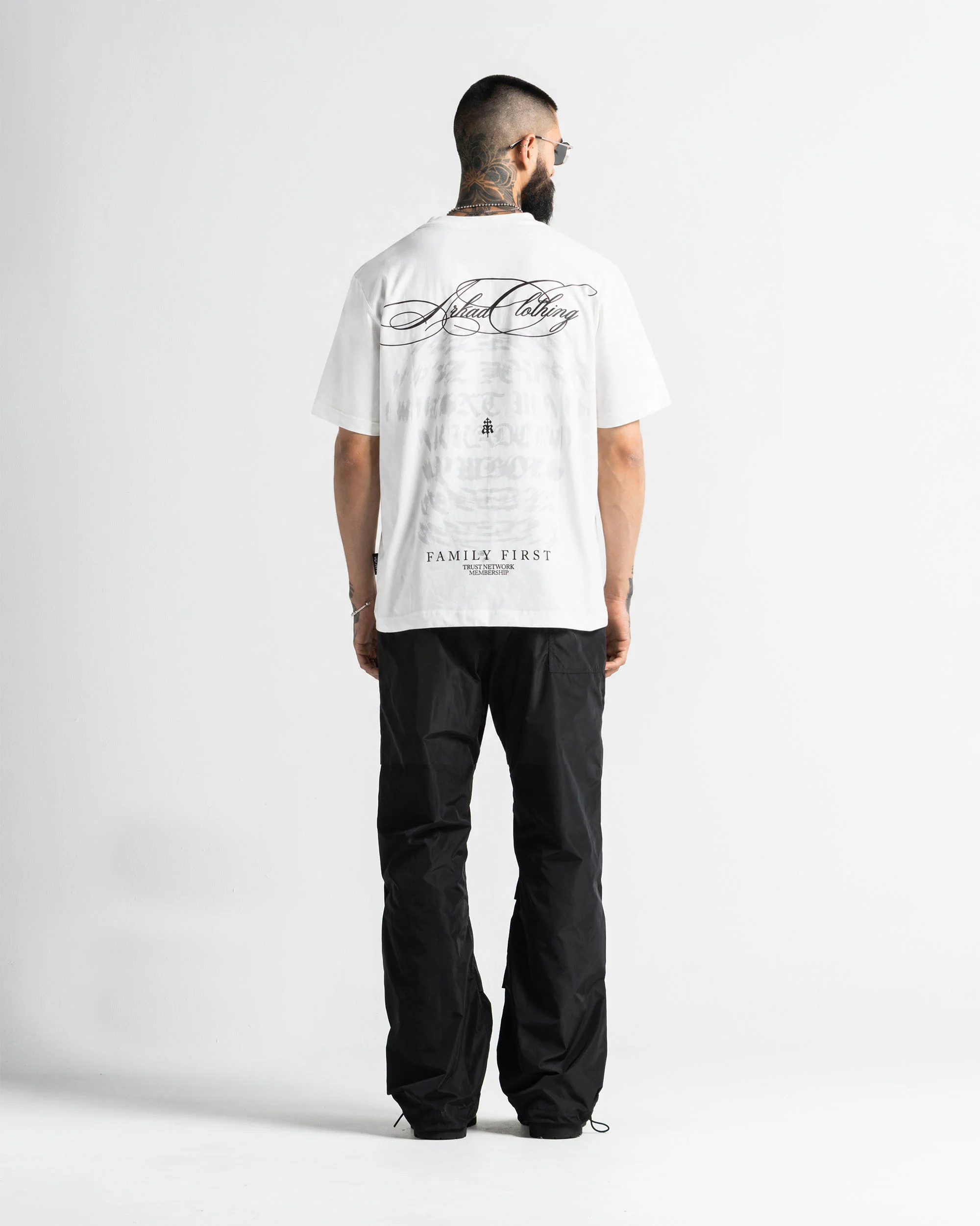 Tshirt Regular Fit Blanca Arkad Clo Texto Gris - Image 4