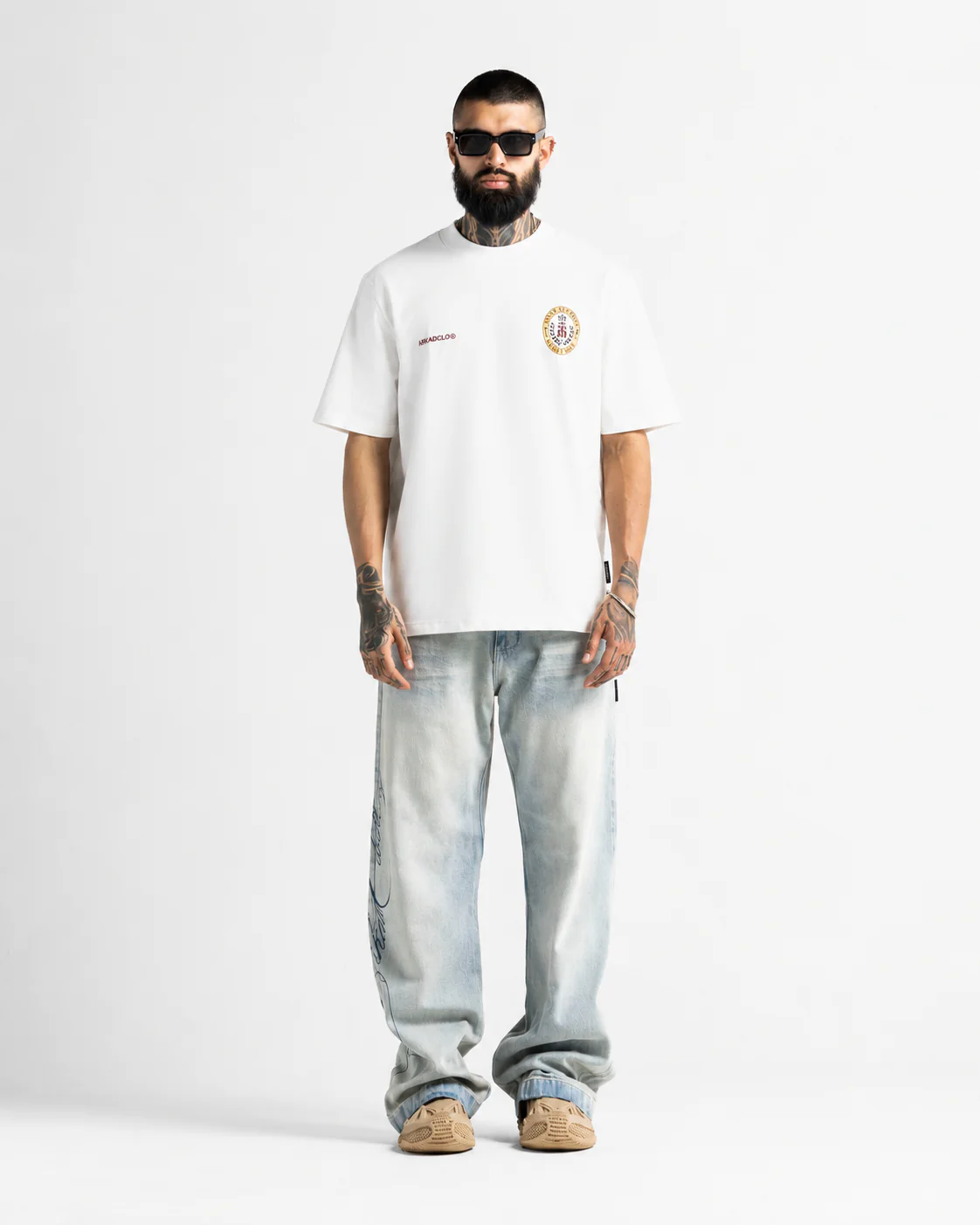 Tshirt Regular Fit Blanca Logo Colores - Image 4