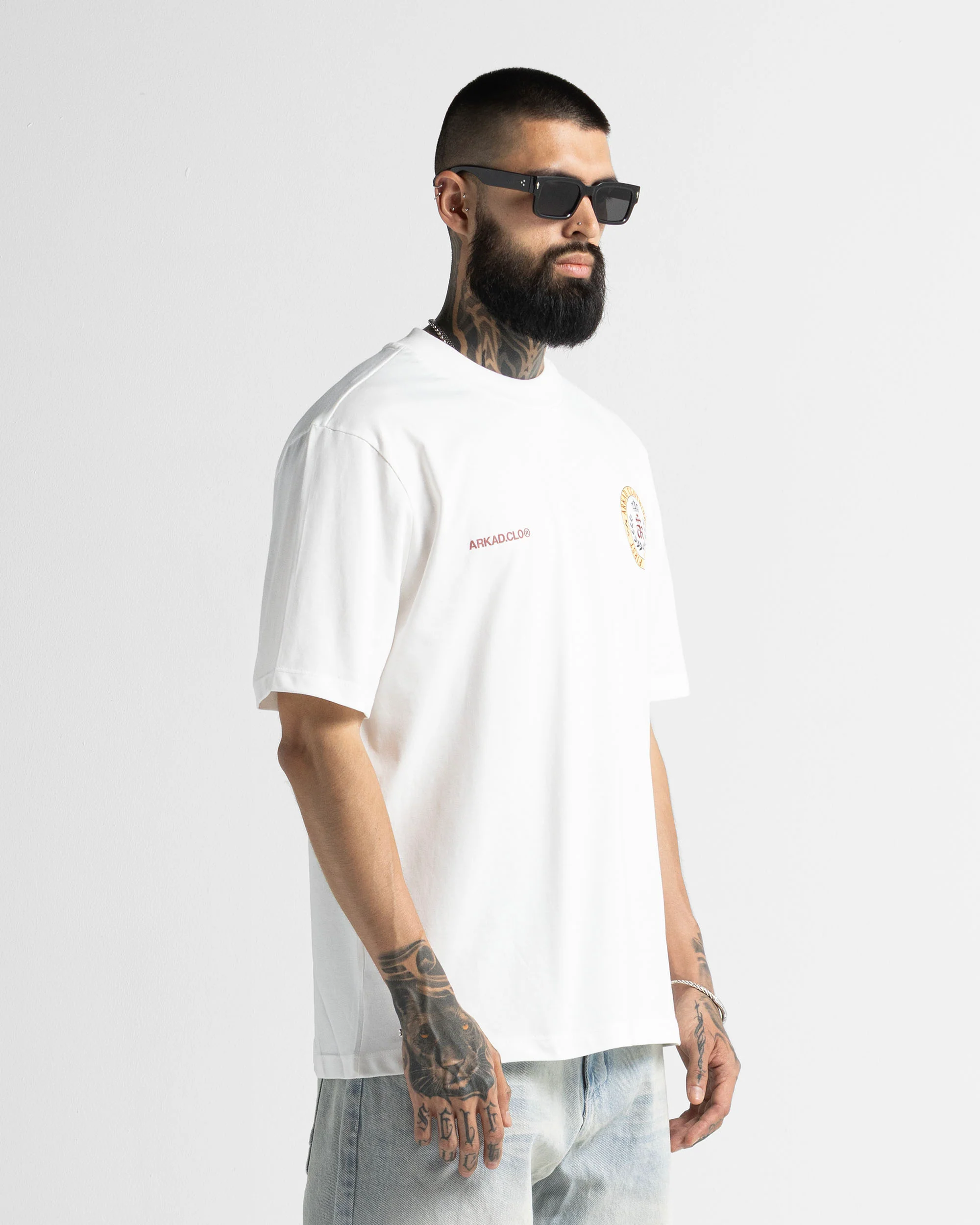 Tshirt Regular Fit Blanca Logo Colores - Image 6