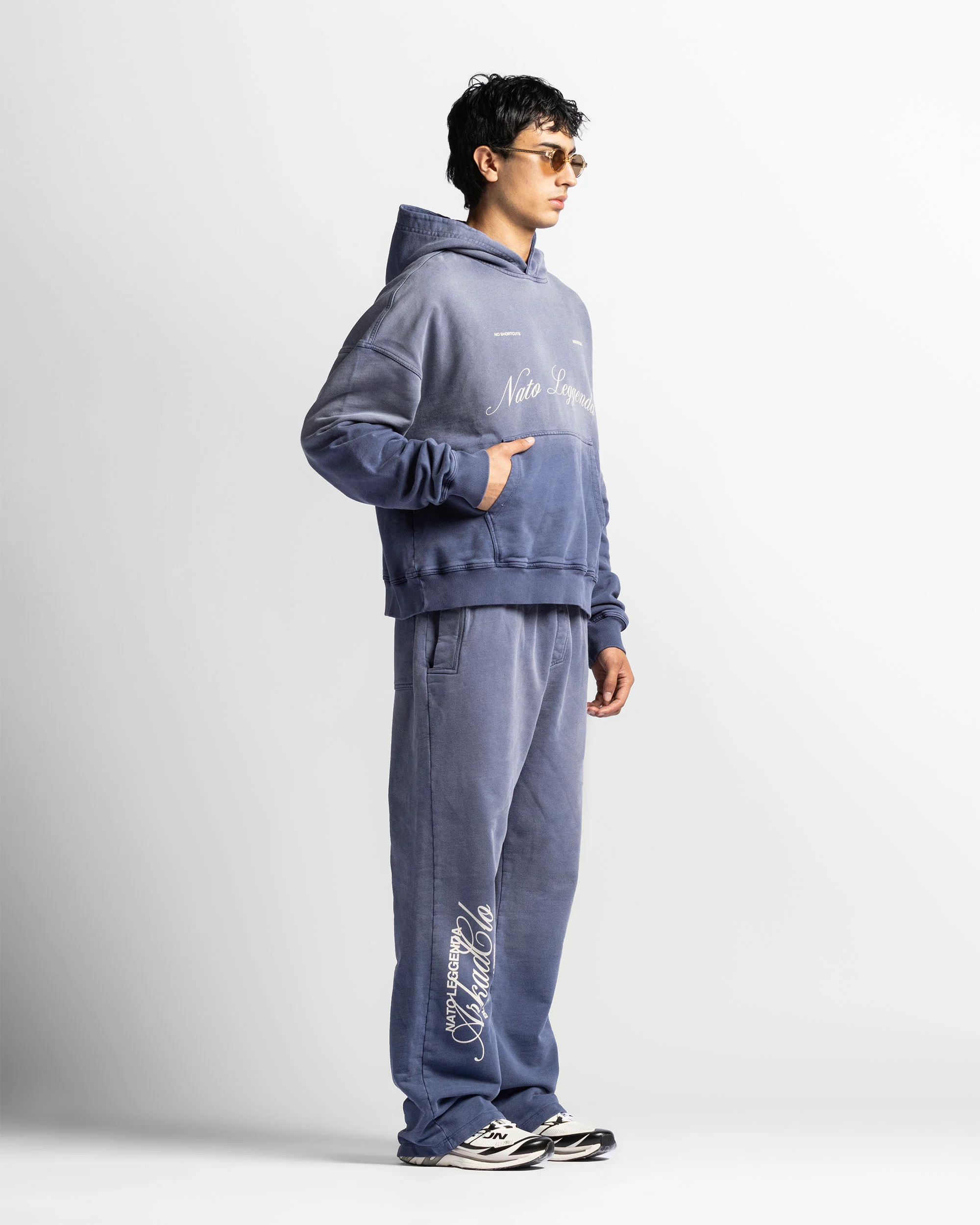 Washed Blue Hoodie - Image 2