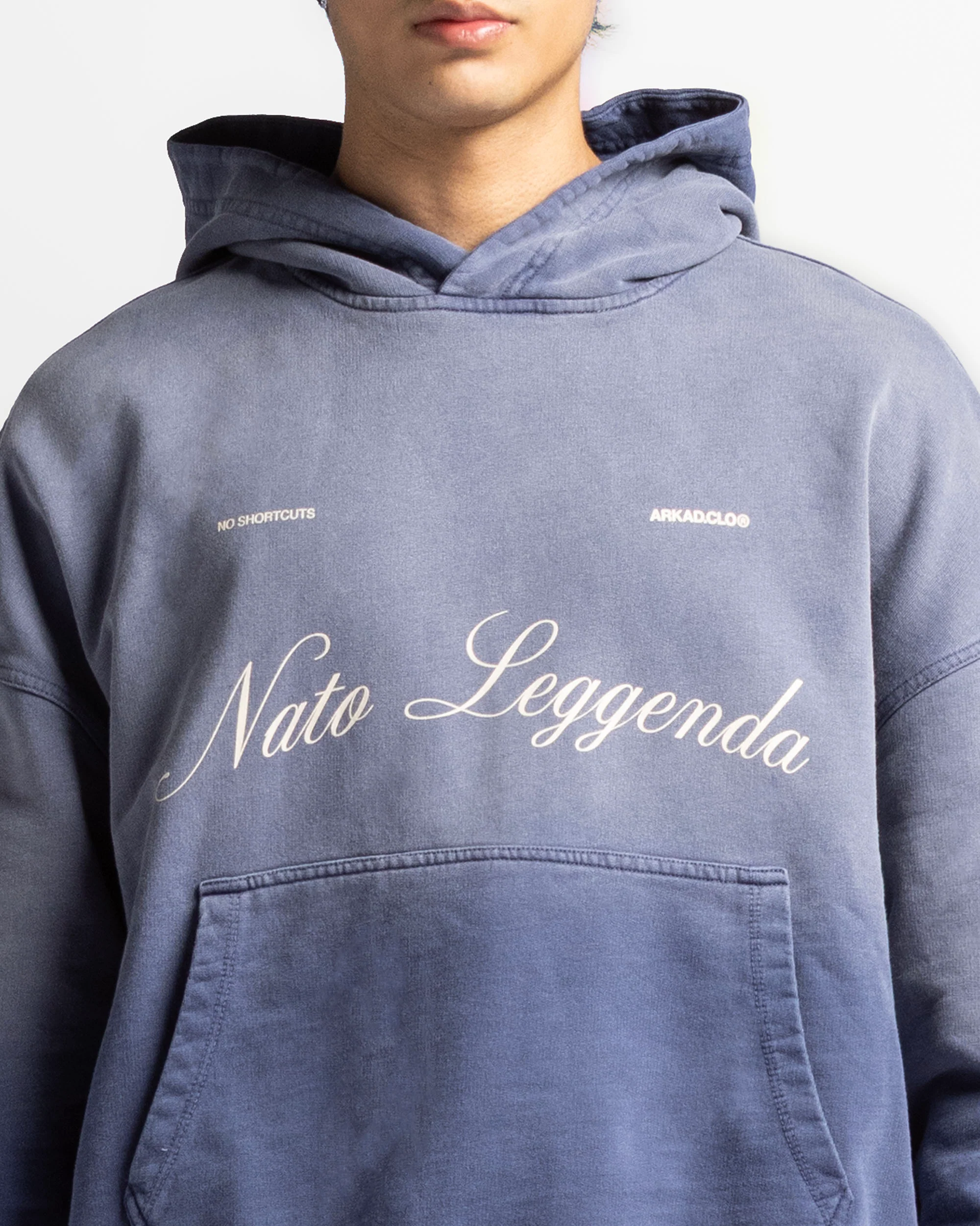 Washed Blue Hoodie - Image 4