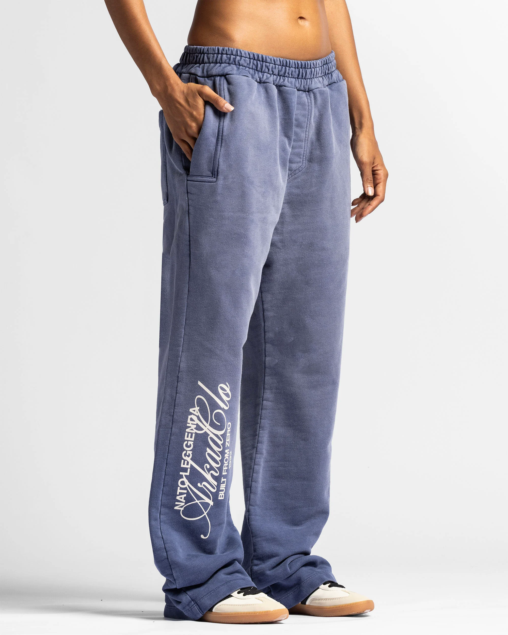 Washed Blue Sweatpant - Unisex - Image 3