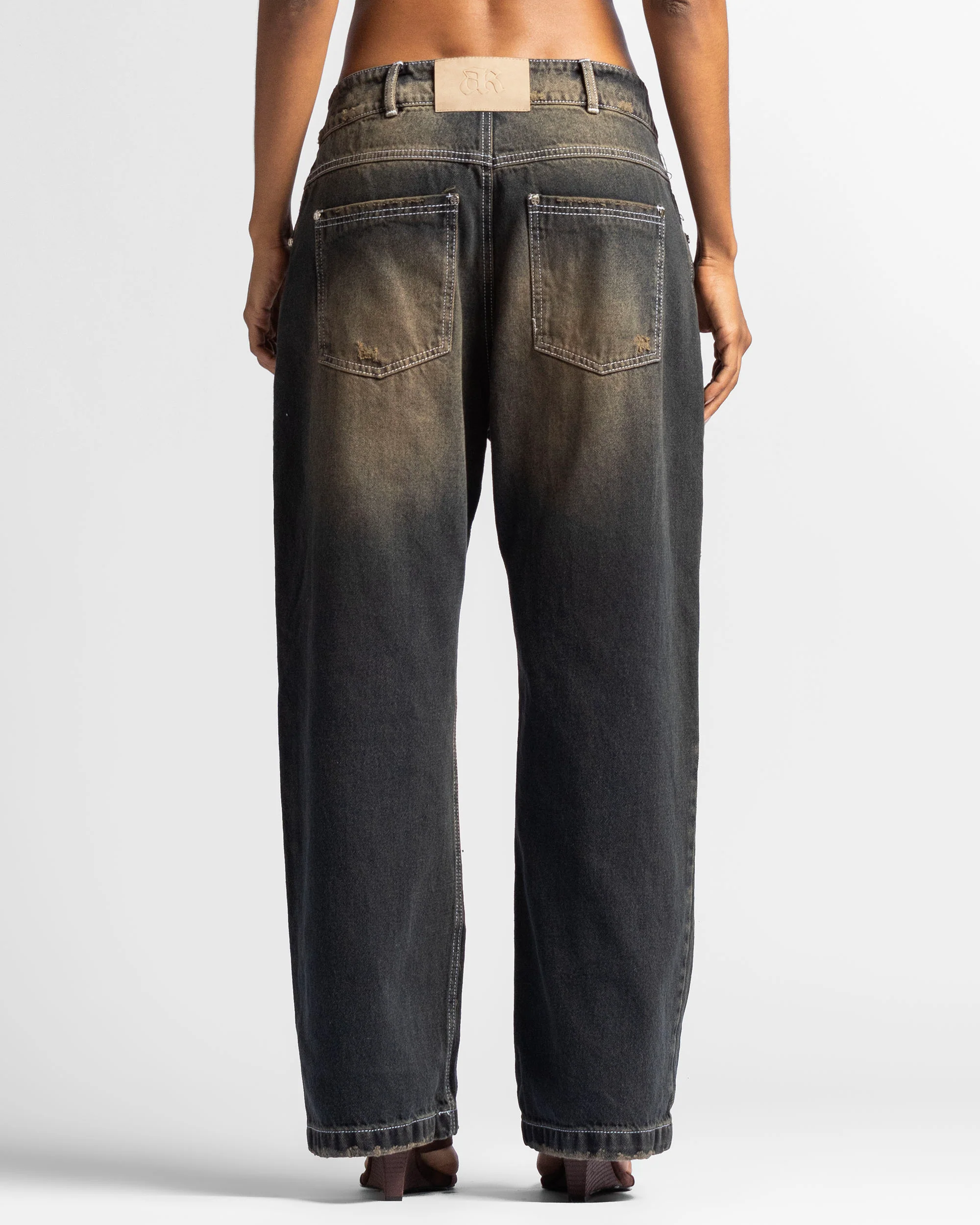 Washed Jean Dirty Oscuro - Unisex - Image 3