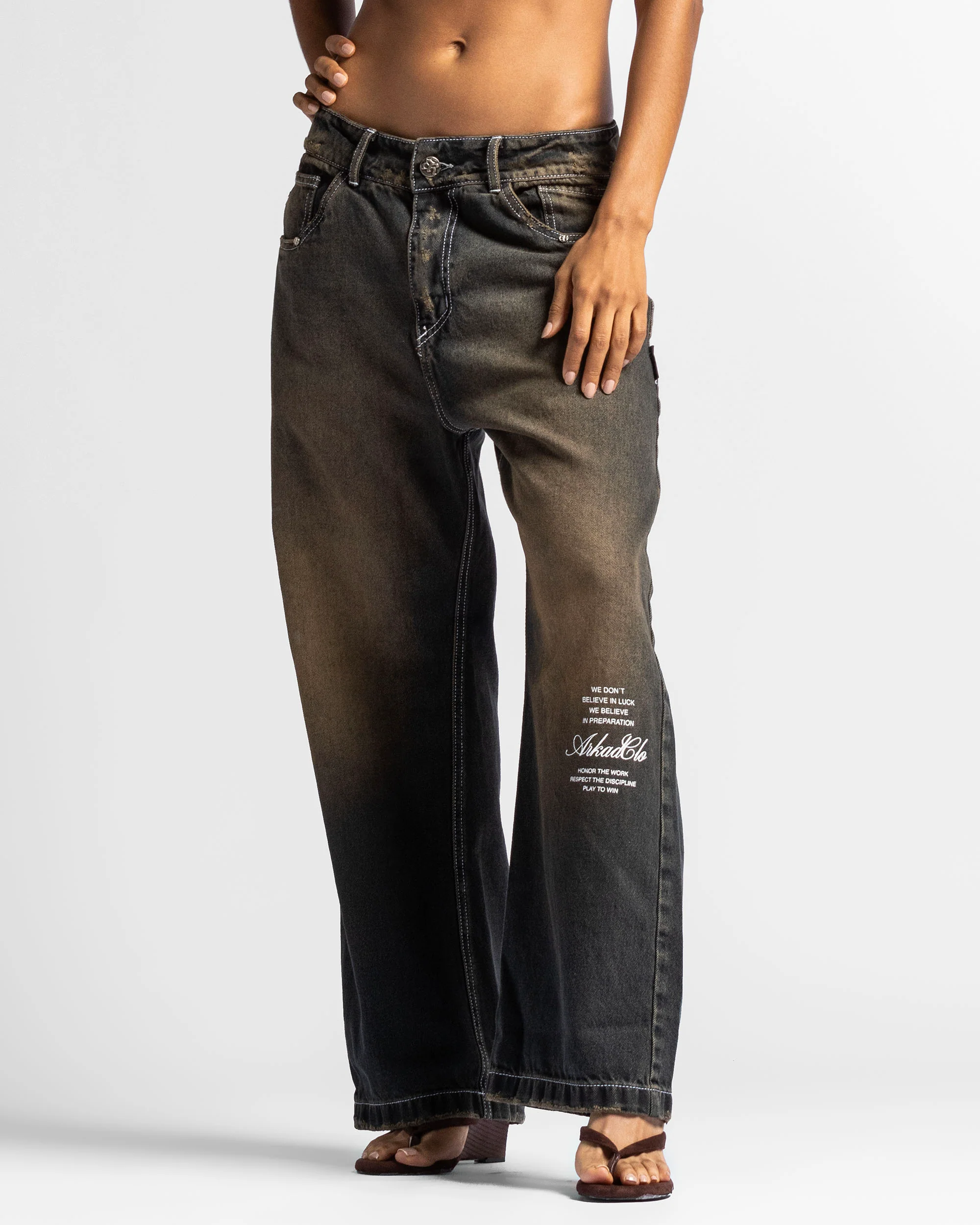 Washed Jean Dirty Oscuro - Unisex - Image 5