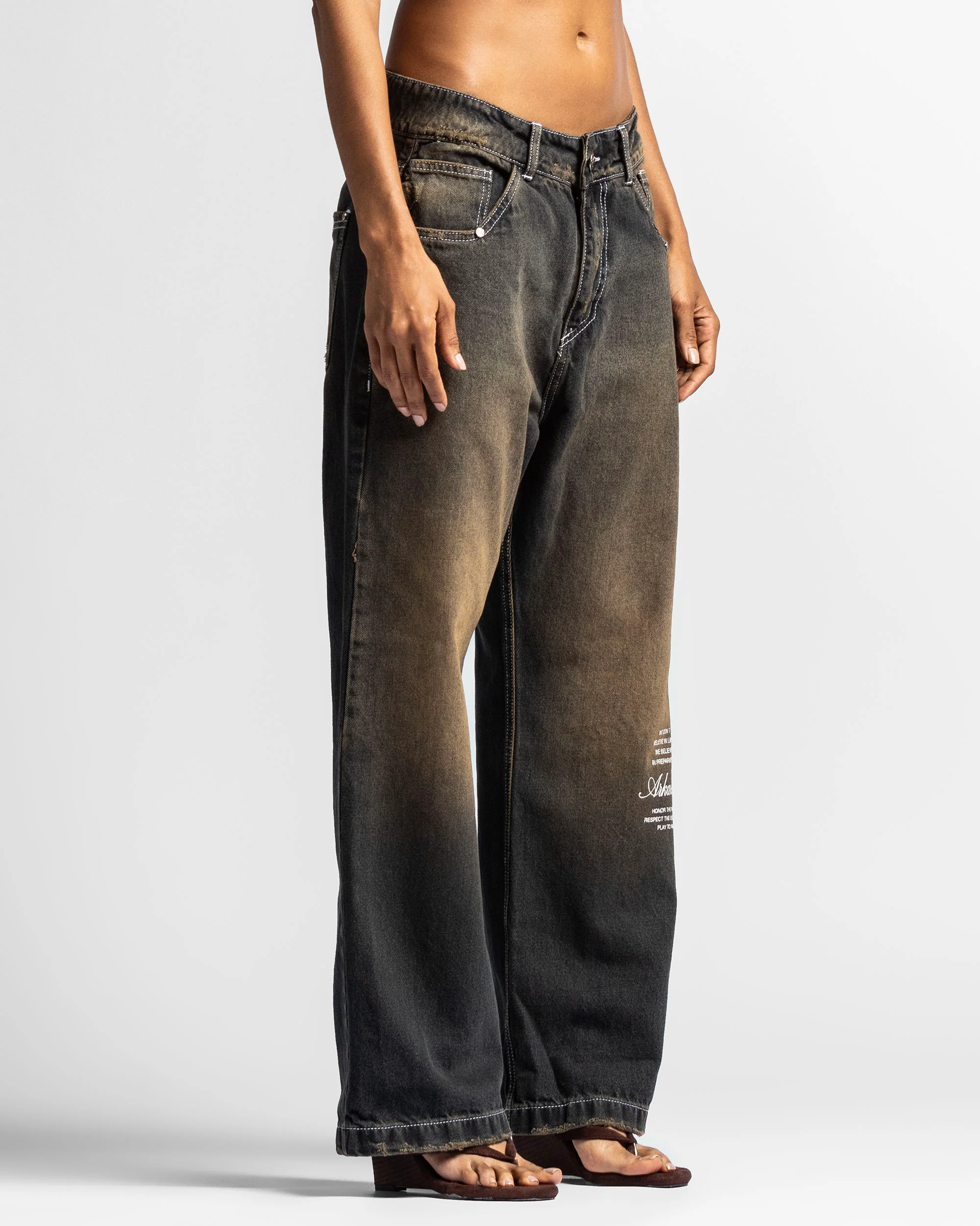 Washed Jean Dirty Oscuro - Unisex - Image 9