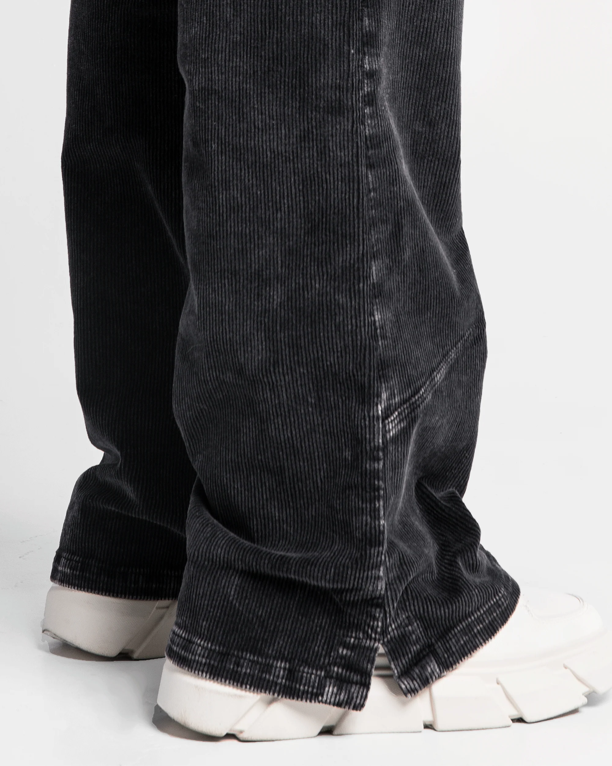 Washed Pant Corduroy Pinzas Negro - Image 12