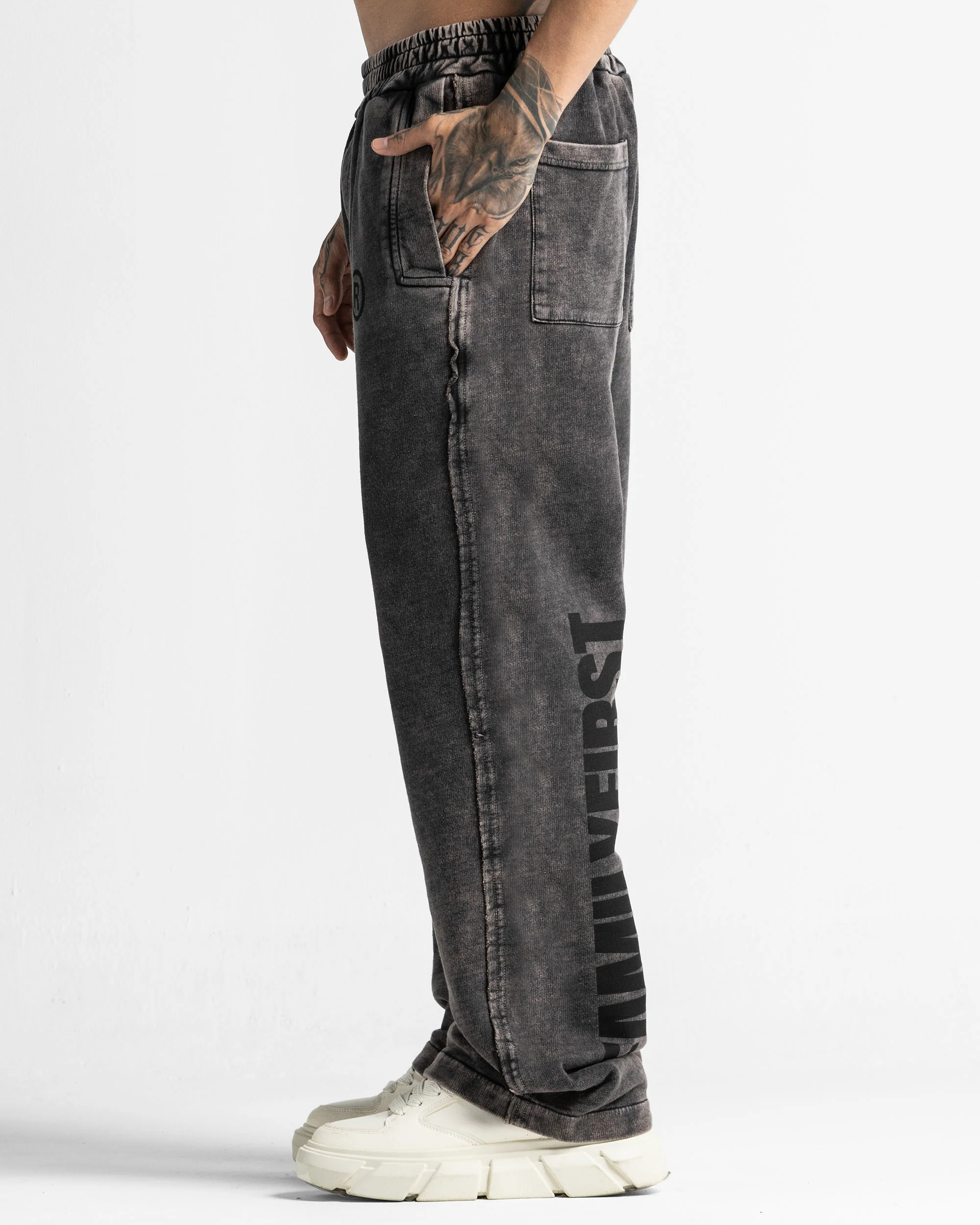 Washed Sweatpant Family Negra - Image 4
