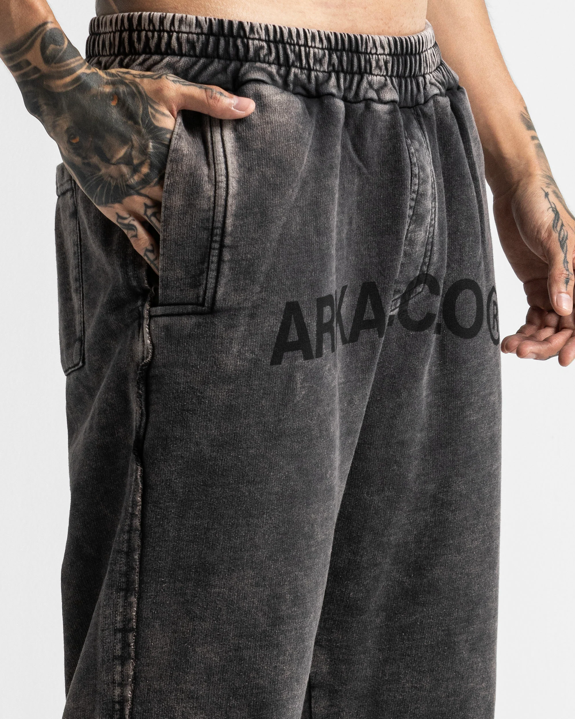 Washed Sweatpant Family Negra - Image 7