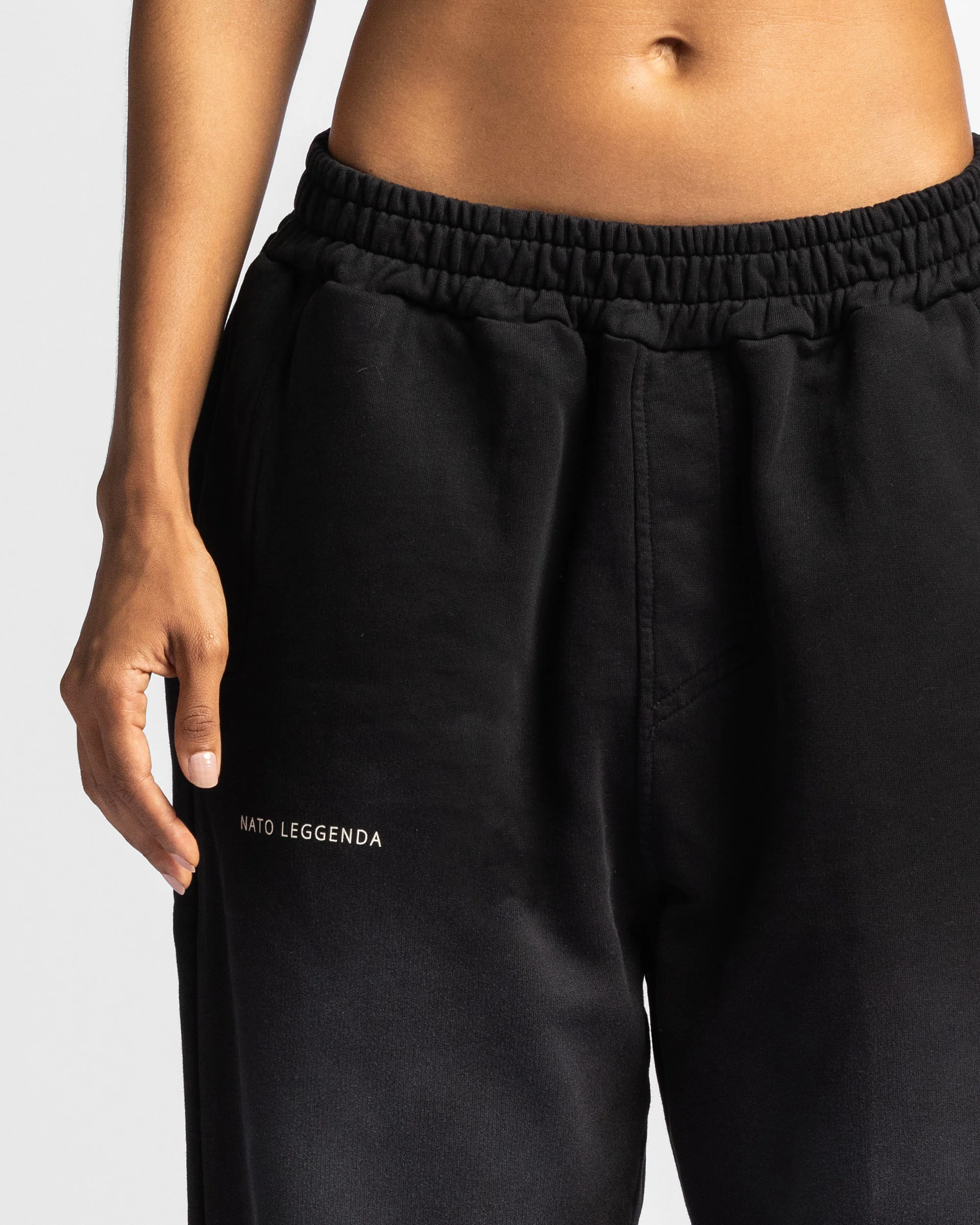Washed Sweatpant Negra - Unisex - Image 8