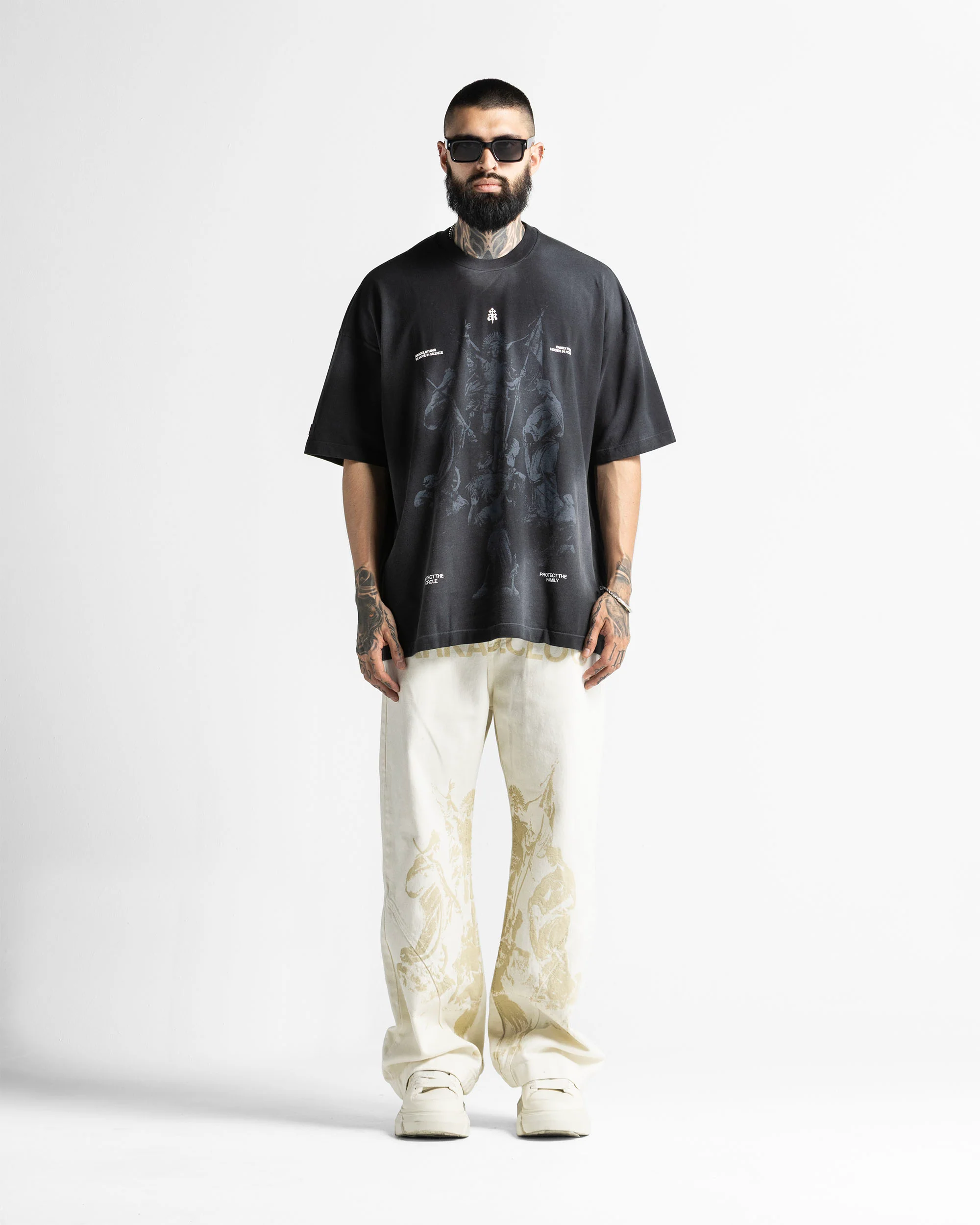 Washed Tshirt Negra Arkad Clo - Image 10