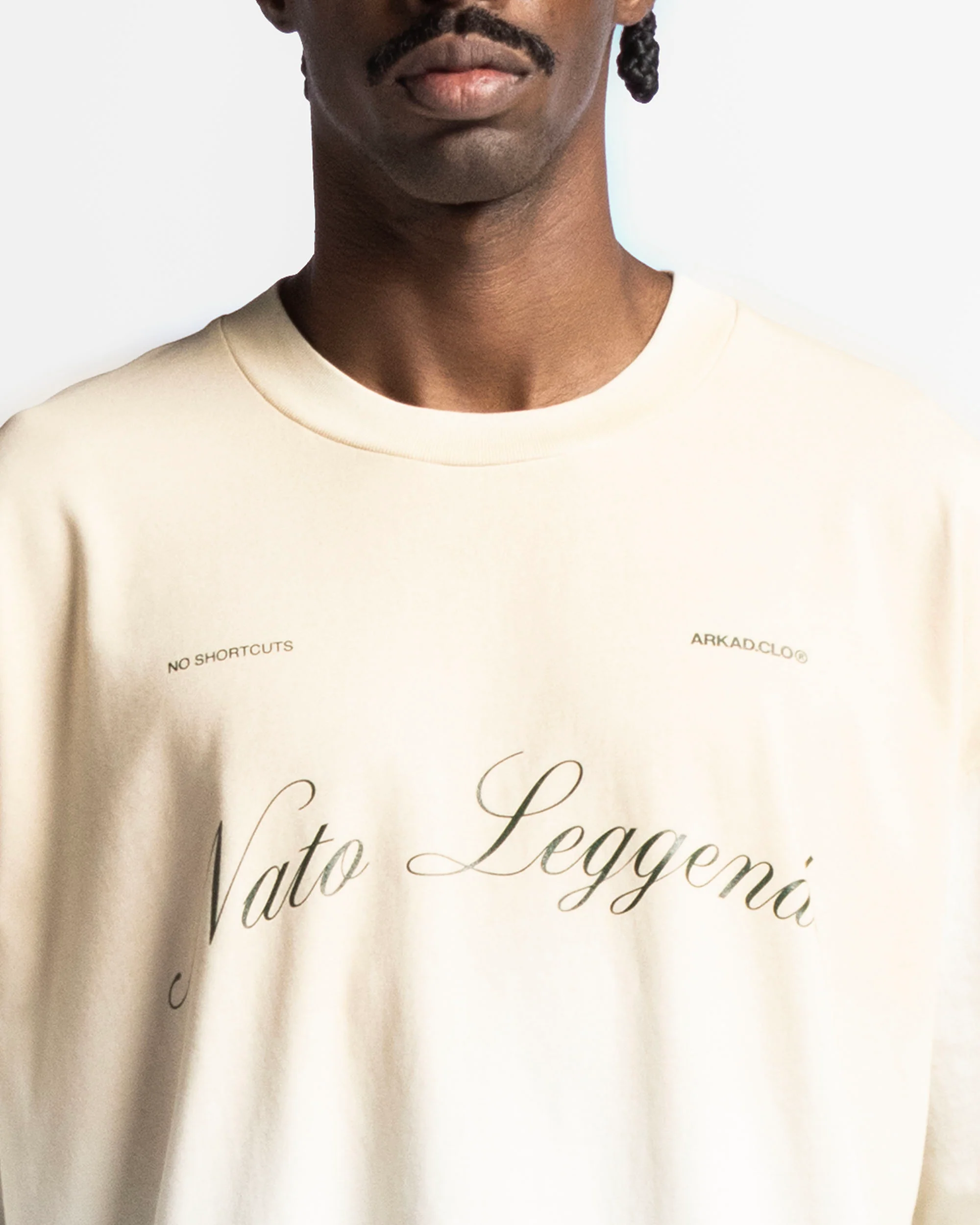 Washed Tshirt Oversize Beige Trophy - Image 7