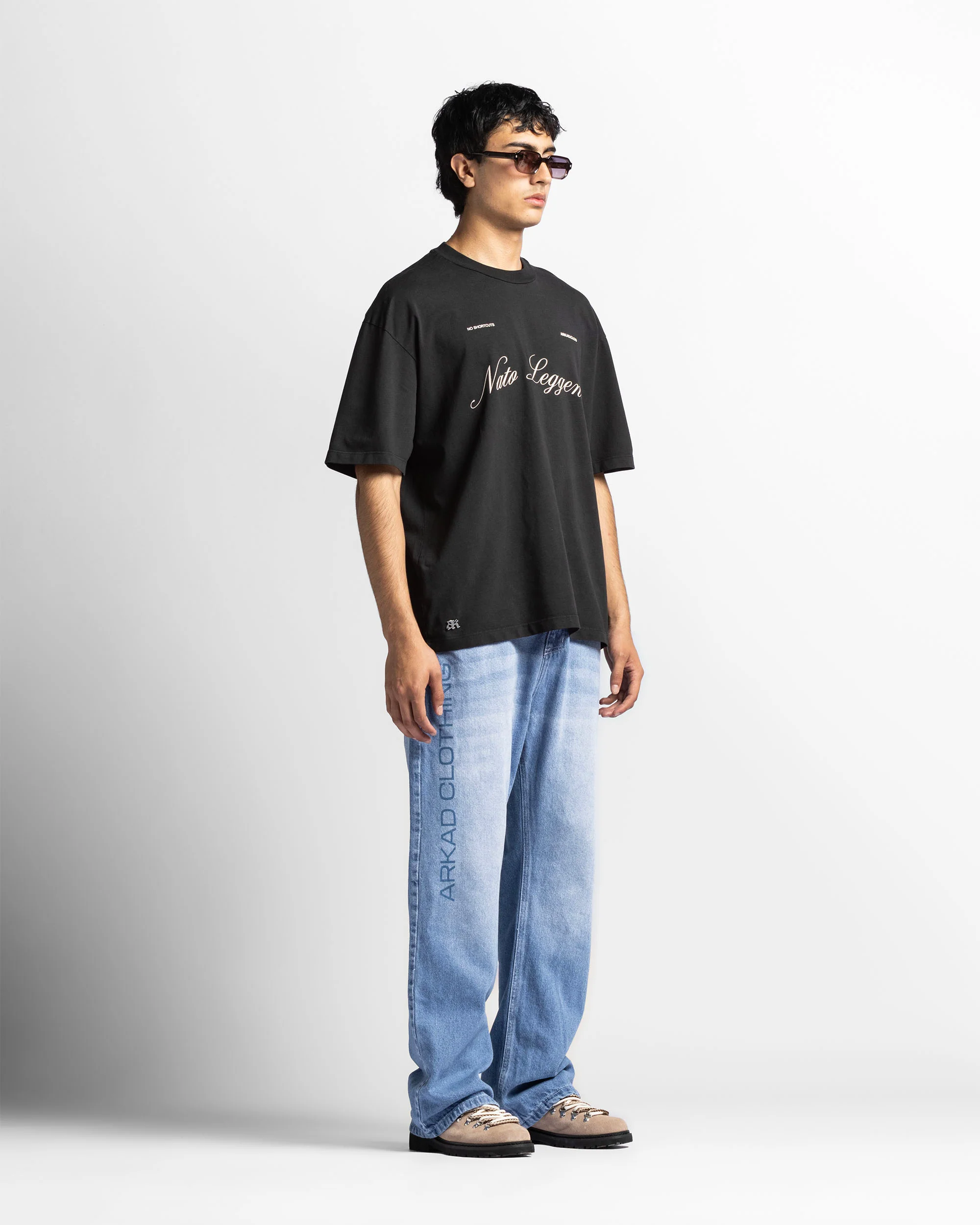 Washed Tshirt Oversize Negra Trophy - Image 10