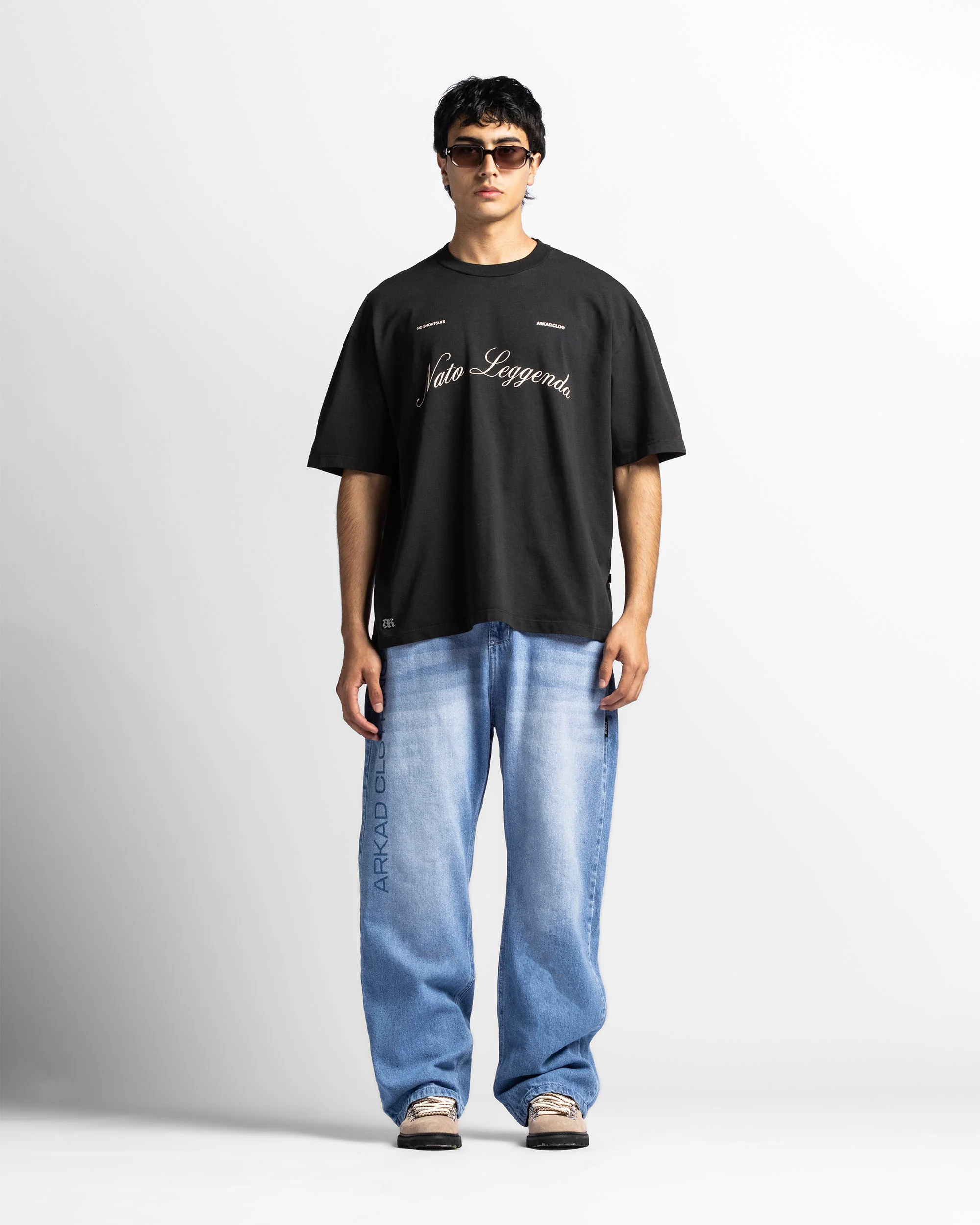 Washed Tshirt Oversize Negra Trophy - Image 8